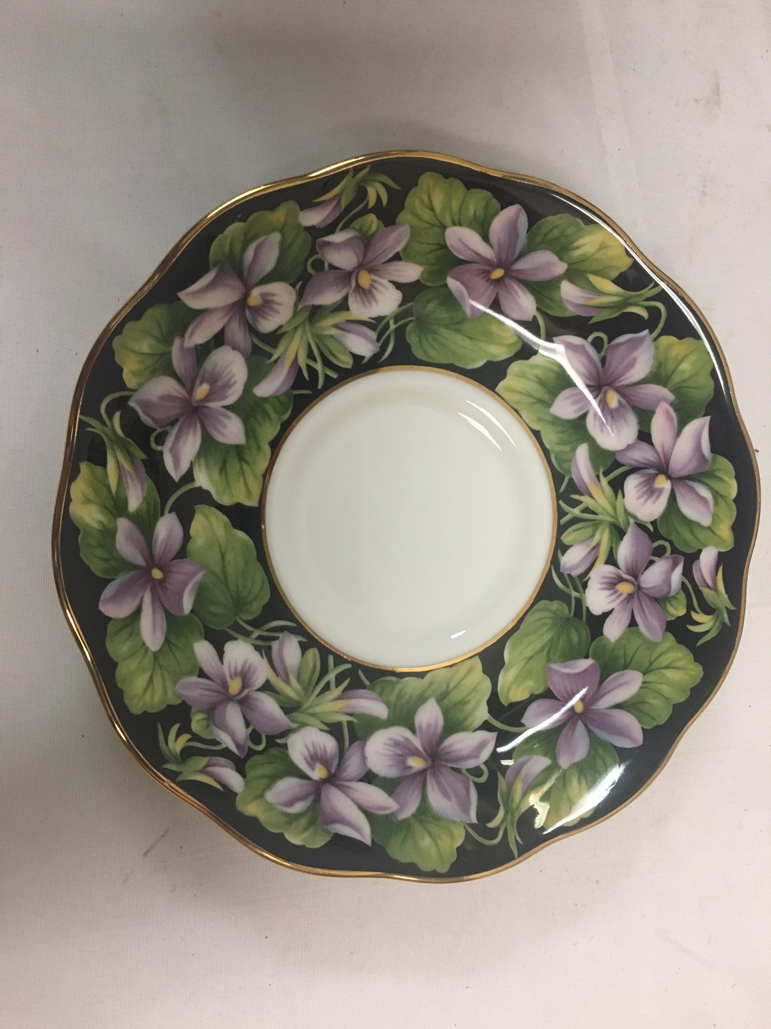 Royal Albert Provincial Flowers Porcelain Violets 18 Piece Dessert Set - 7