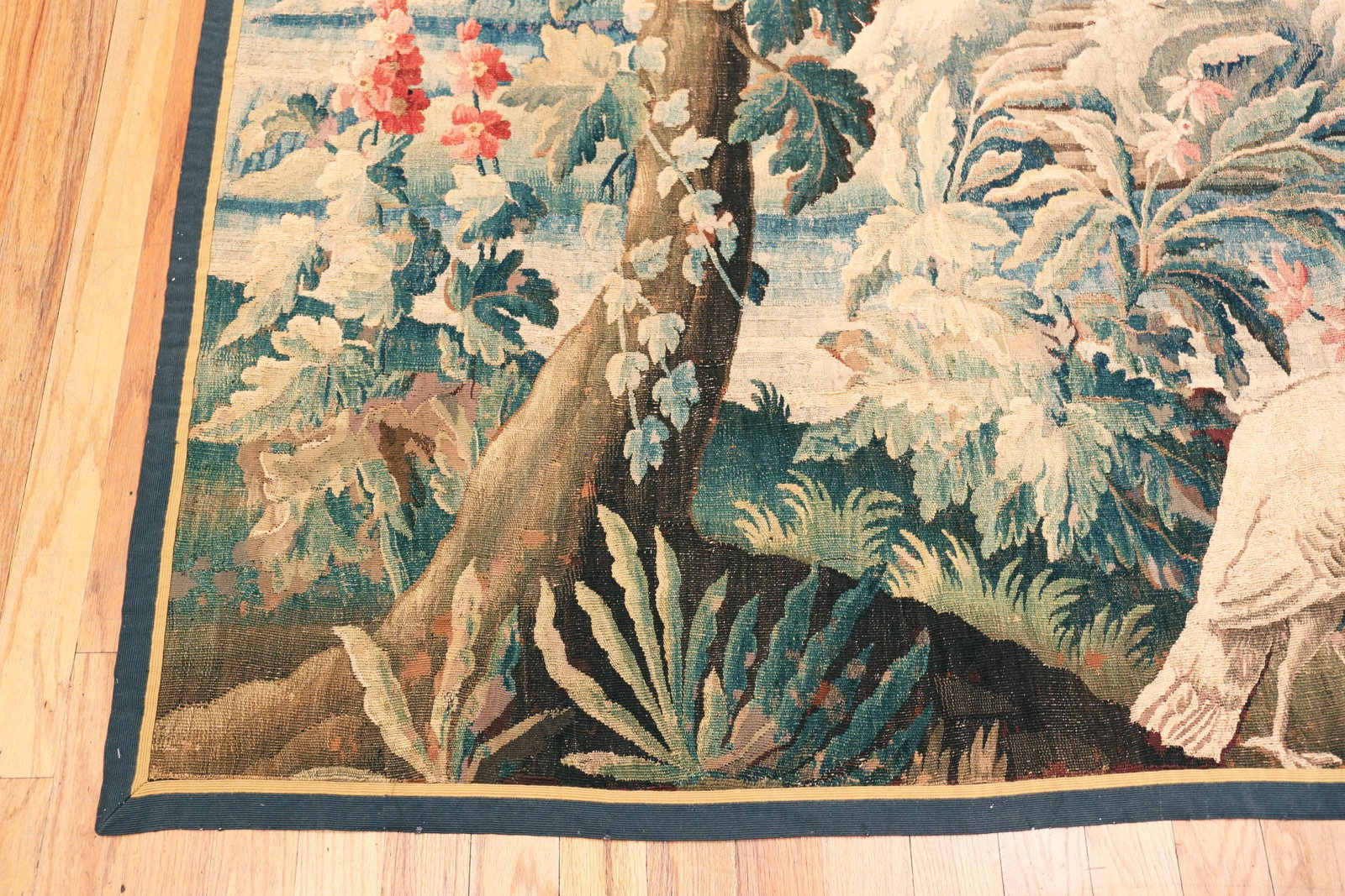 Nazmiyal Collection 18th Century French Aubusson Tapestry 5 Ft 8 in X 7 Ft 7 In - 9
