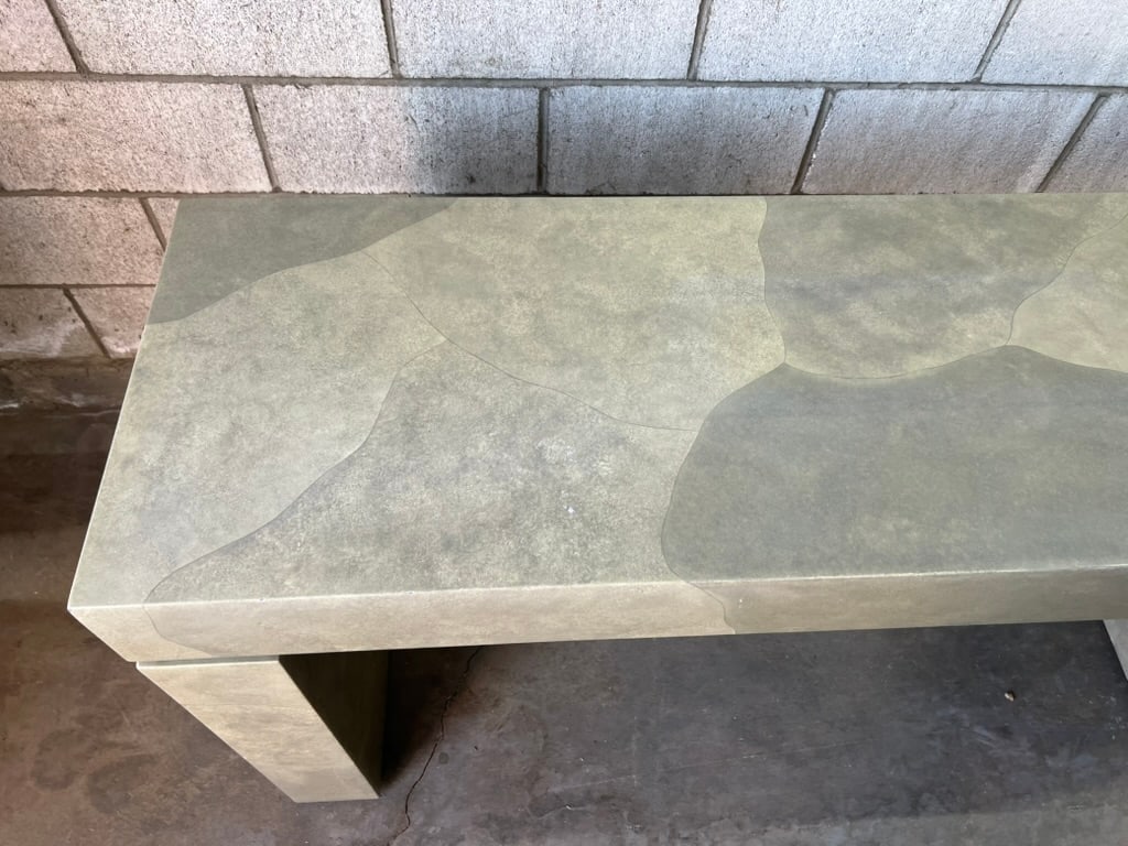 Modern Faux Parchment Lacquered Console by Sally Sirkin Lewis for J. Robert Scott - 10