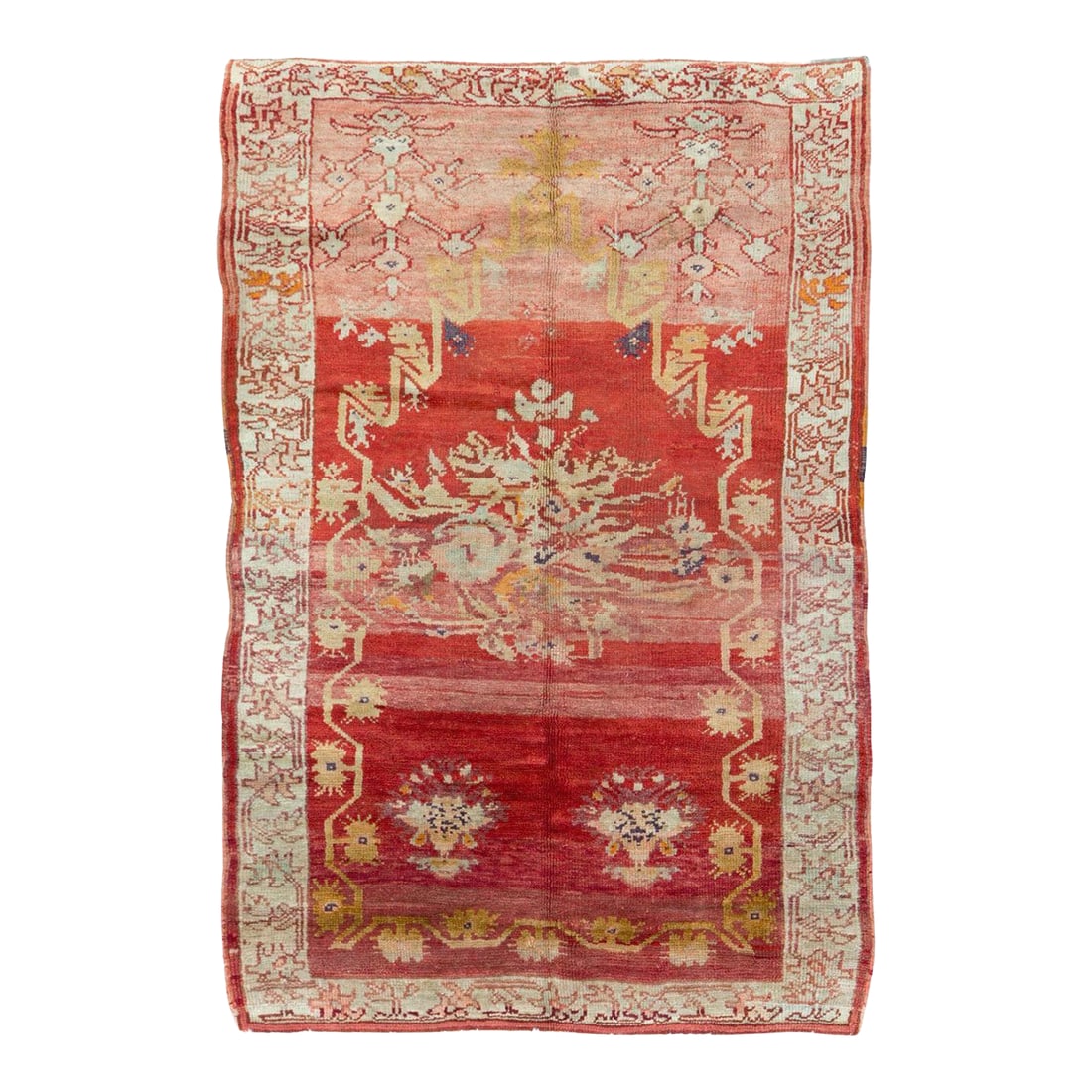 Galerie Shabab Collection Early 20th Century Turkish Oushak Throw Rug (1 of 7)