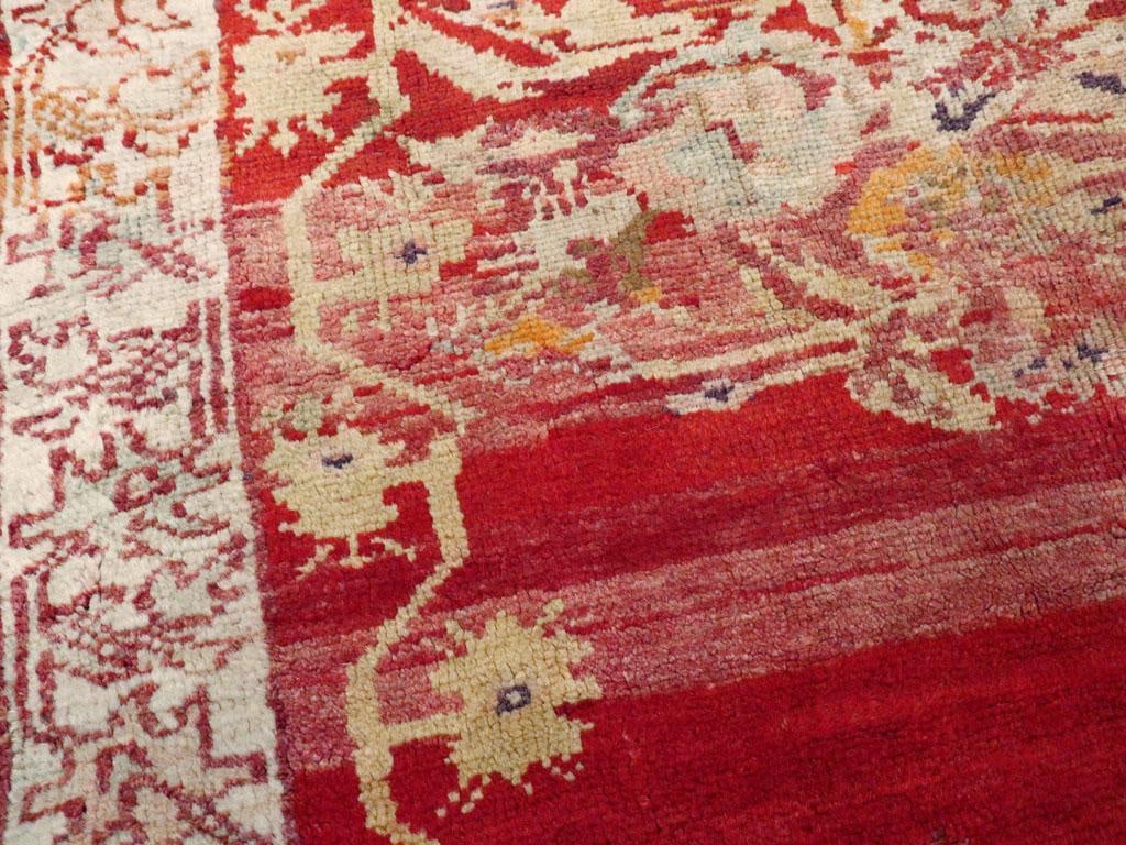 Galerie Shabab Collection Early 20th Century Turkish Oushak Throw Rug - 3