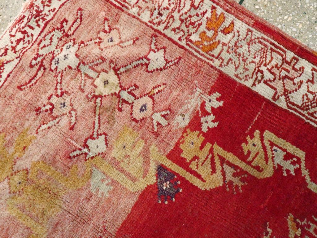 Galerie Shabab Collection Early 20th Century Turkish Oushak Throw Rug - 5