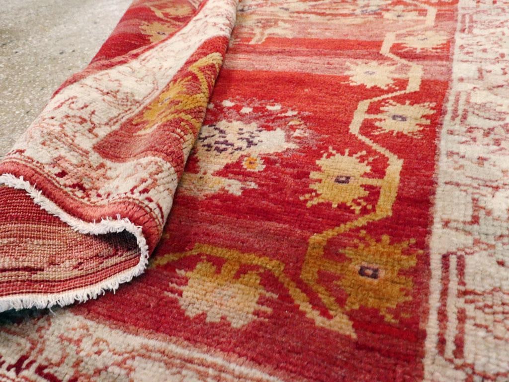 Galerie Shabab Collection Early 20th Century Turkish Oushak Throw Rug - 7