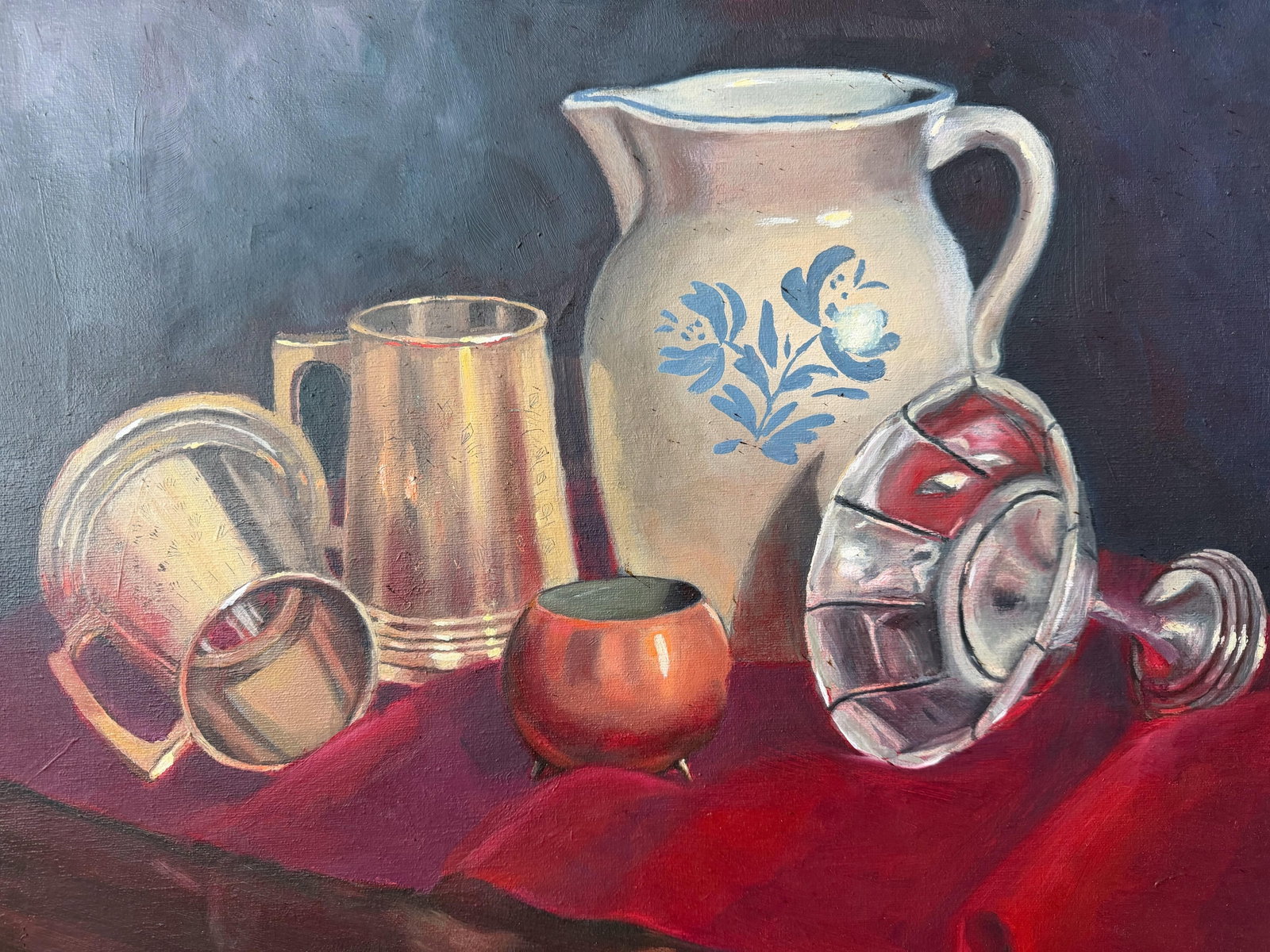 Oil on Canvas Still Life | Signed Marjorie Hodgson - 2