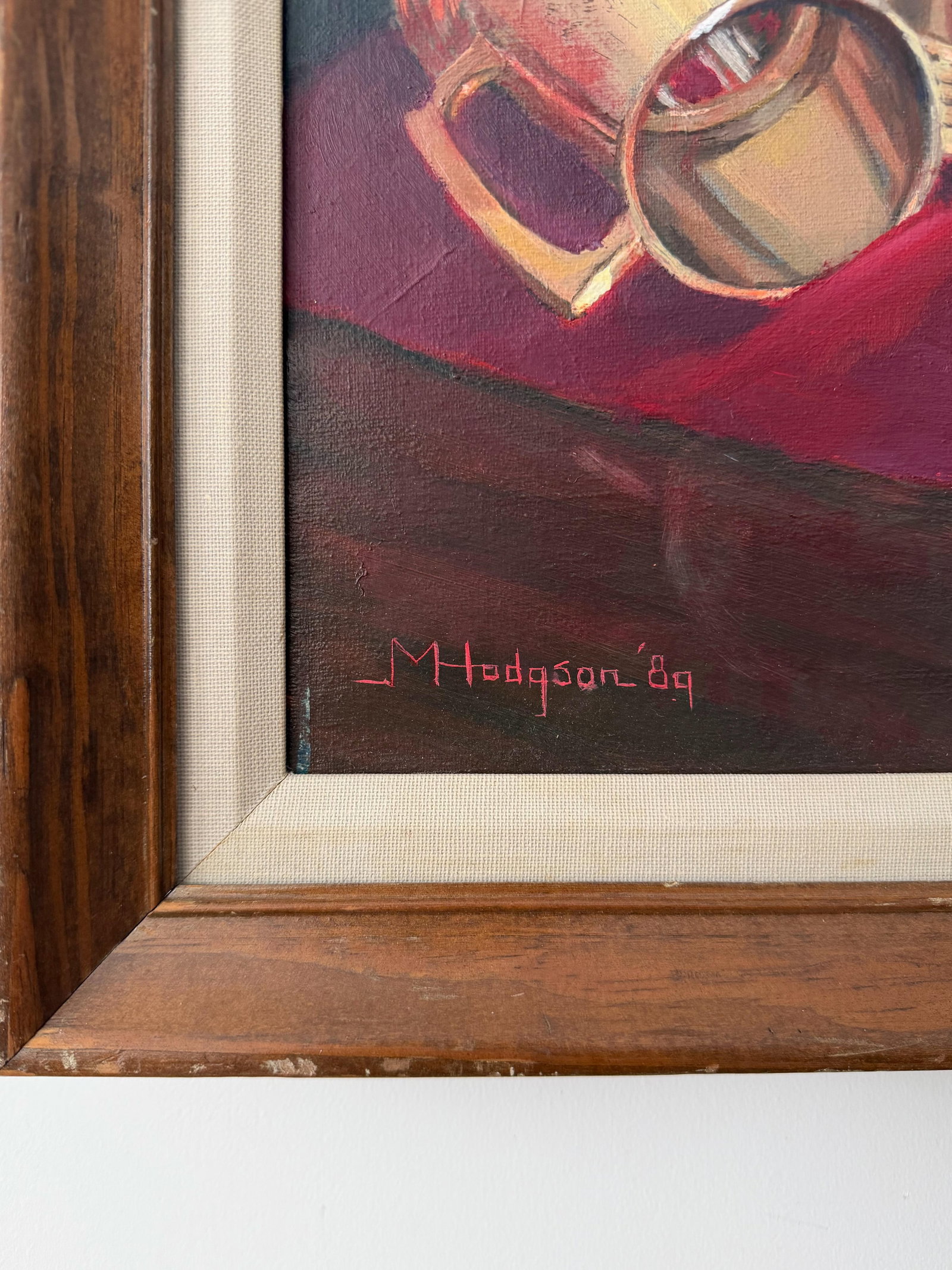 Oil on Canvas Still Life | Signed Marjorie Hodgson - 3