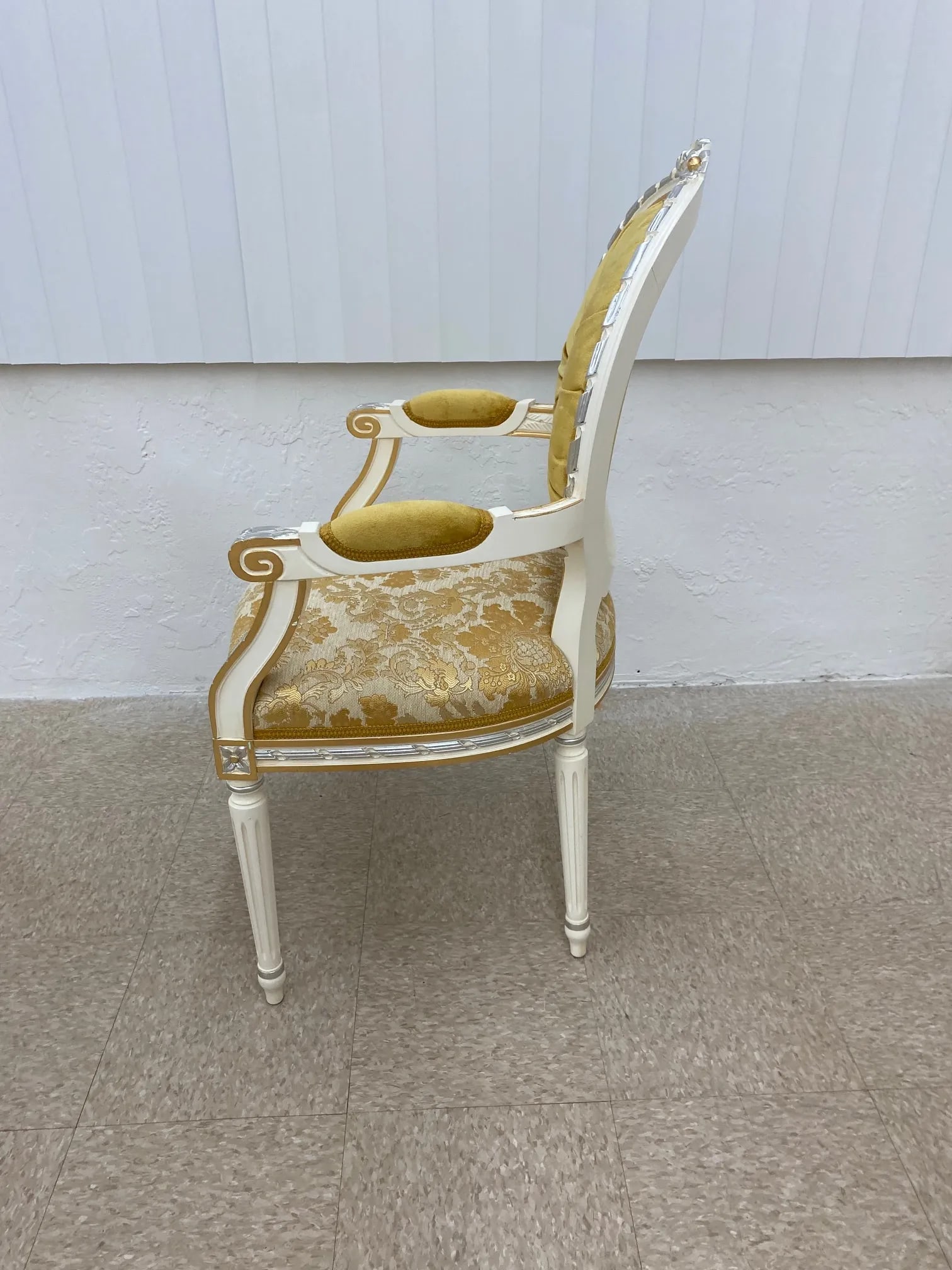 19th Century Reproduction Italian Dining Armchairs by Caspani Tino - Set of 2 - 3