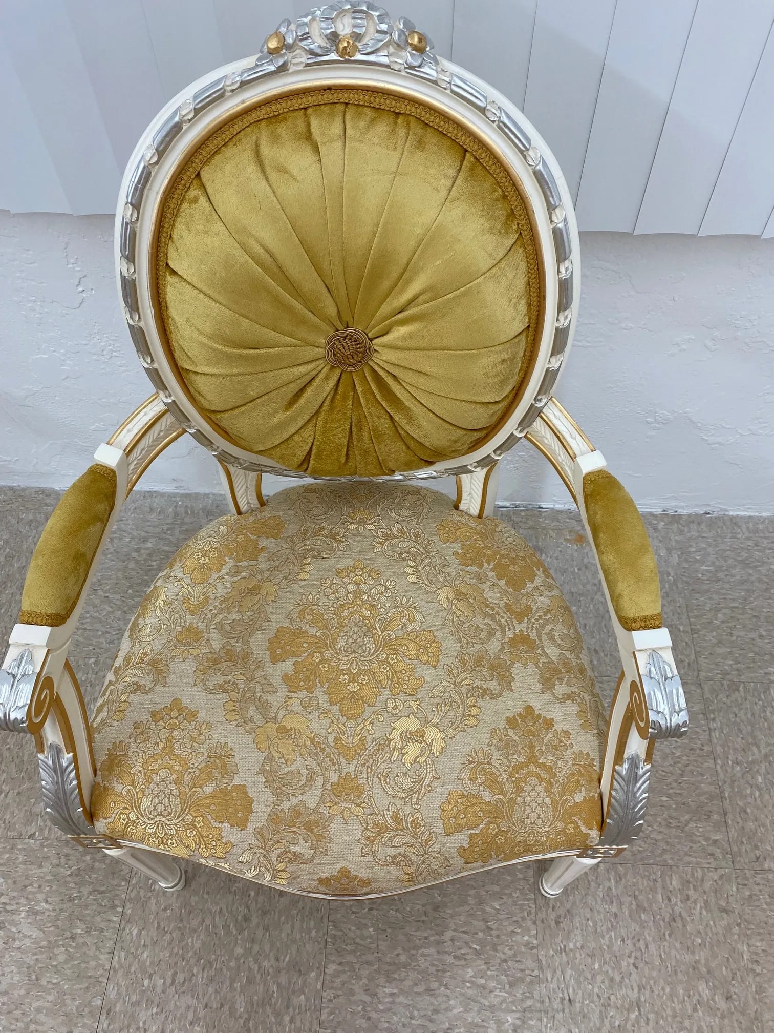 19th Century Reproduction Italian Dining Armchairs by Caspani Tino - Set of 2 - 7