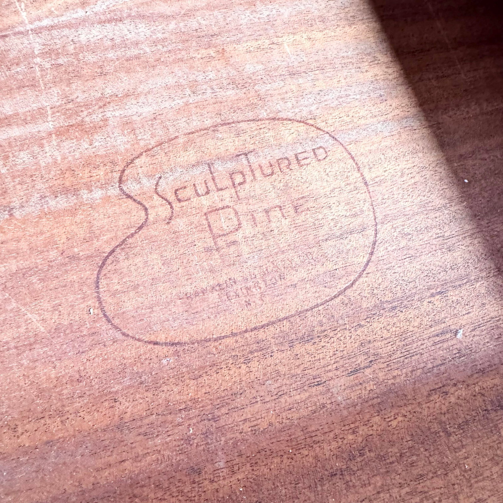 Mid Century Modern Sculptured Pine Desk by Franklin Shockey - 10