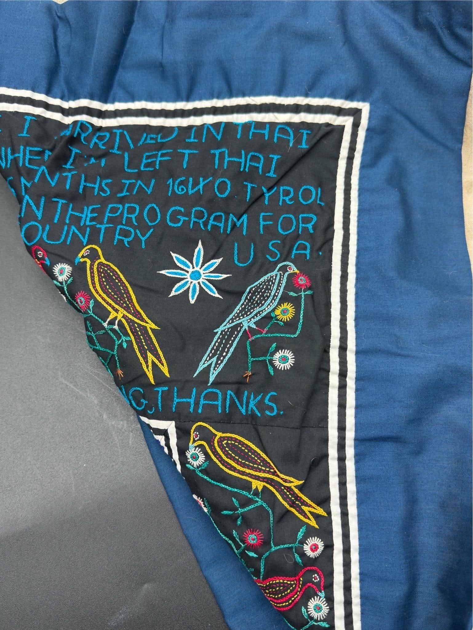 Hmong Hill Tribe Refugee Story Cloth, 1975. - 10