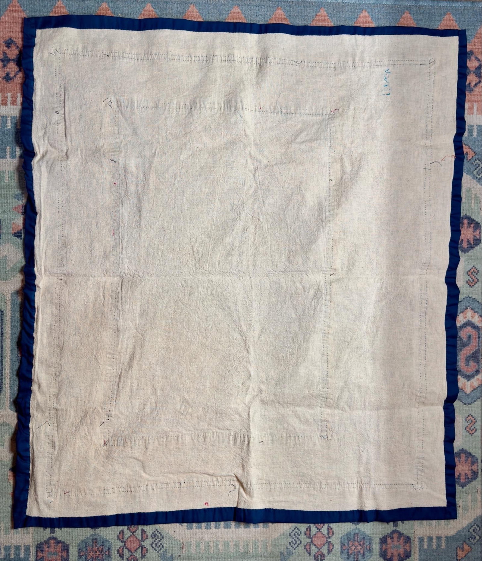 Hmong Hill Tribe Refugee Story Cloth, 1975. - 8