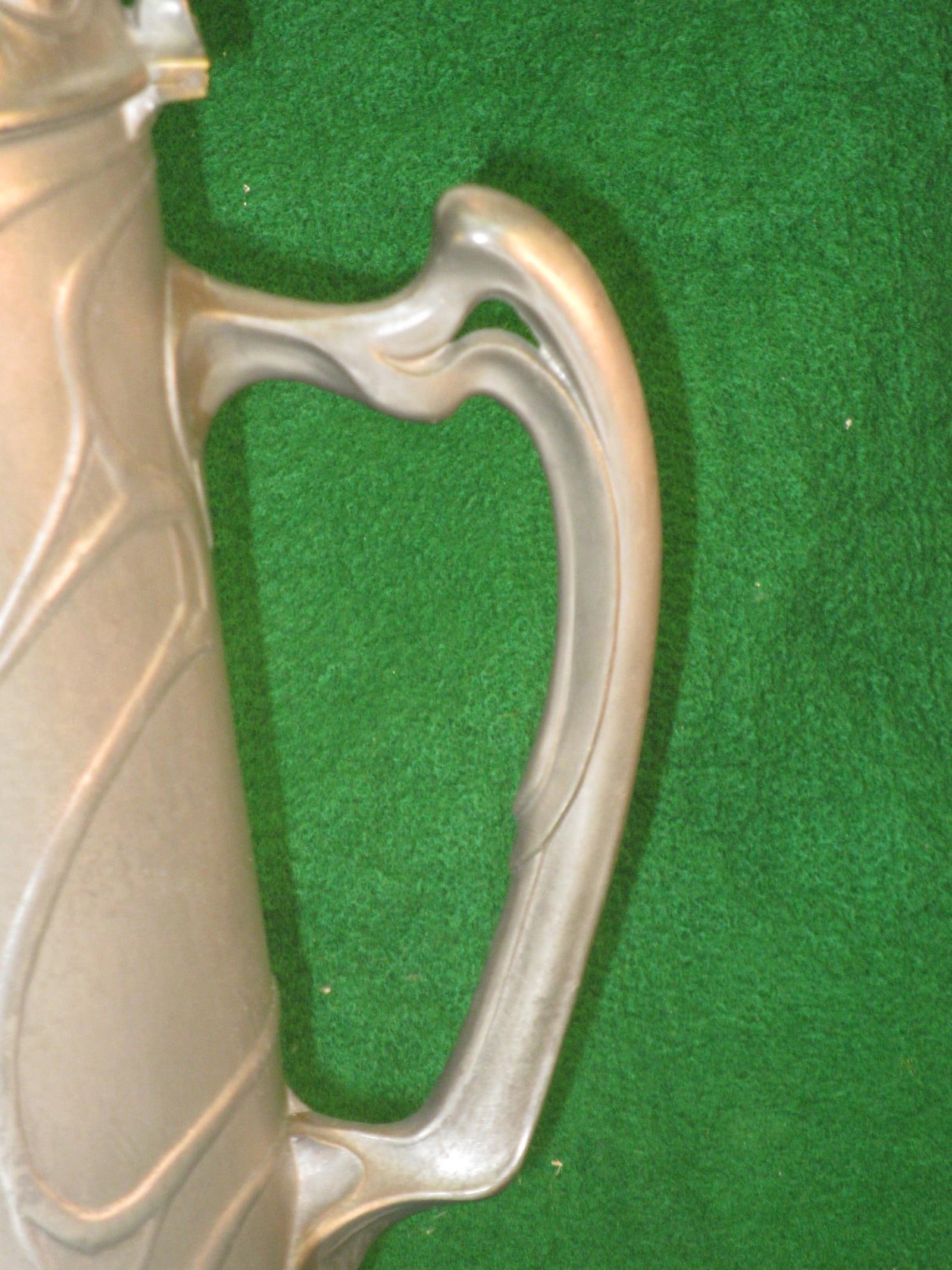 1900s Art Nouveau OSIRIS 601 Pewter Tankard/Pitcher - 11