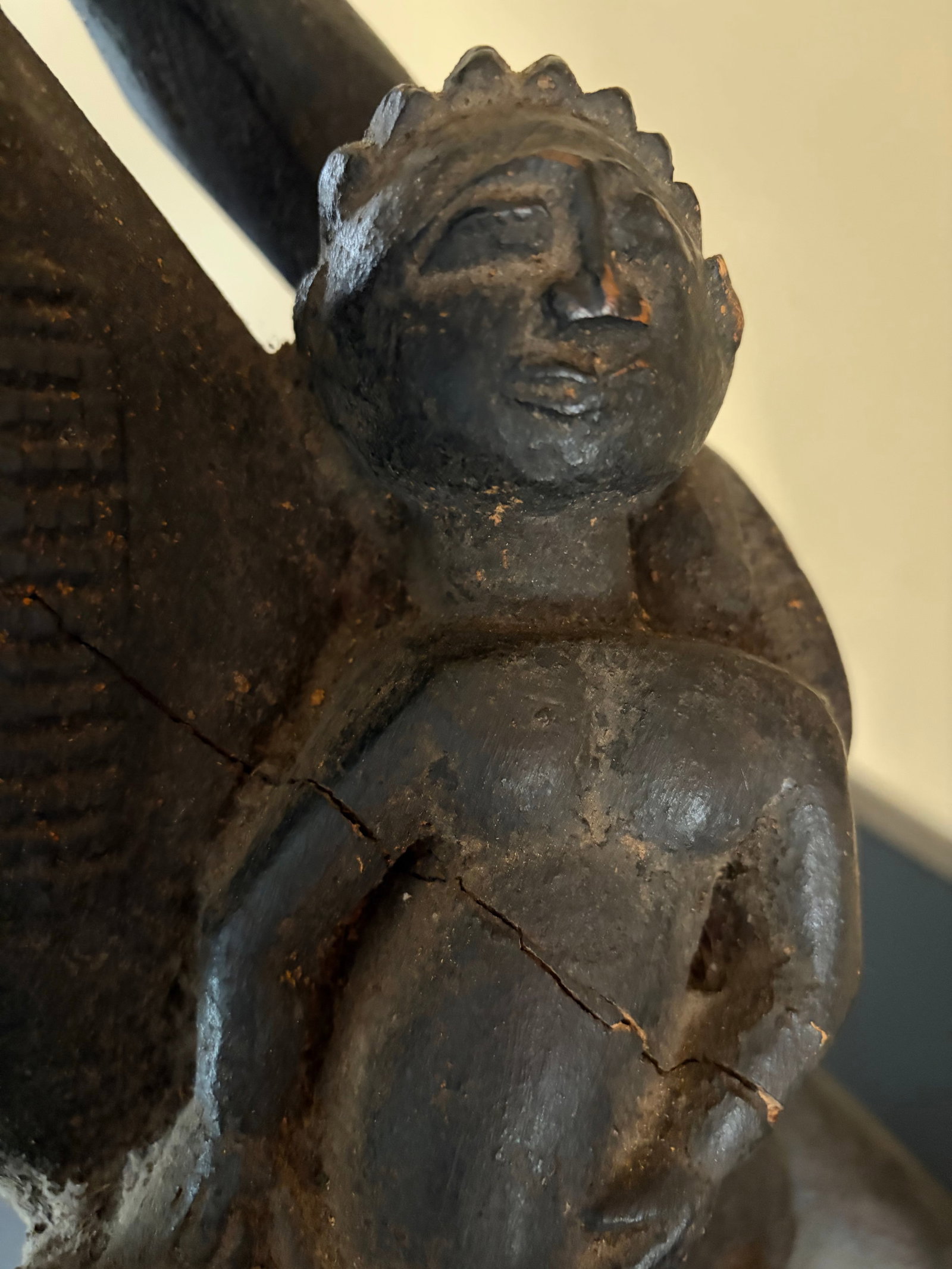 Baule Female Maternity Figure. 20th Century - 11