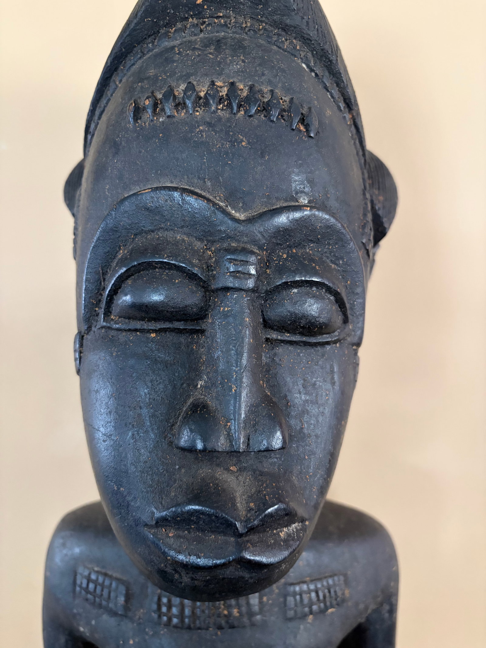 Baule Female Maternity Figure. 20th Century - 9