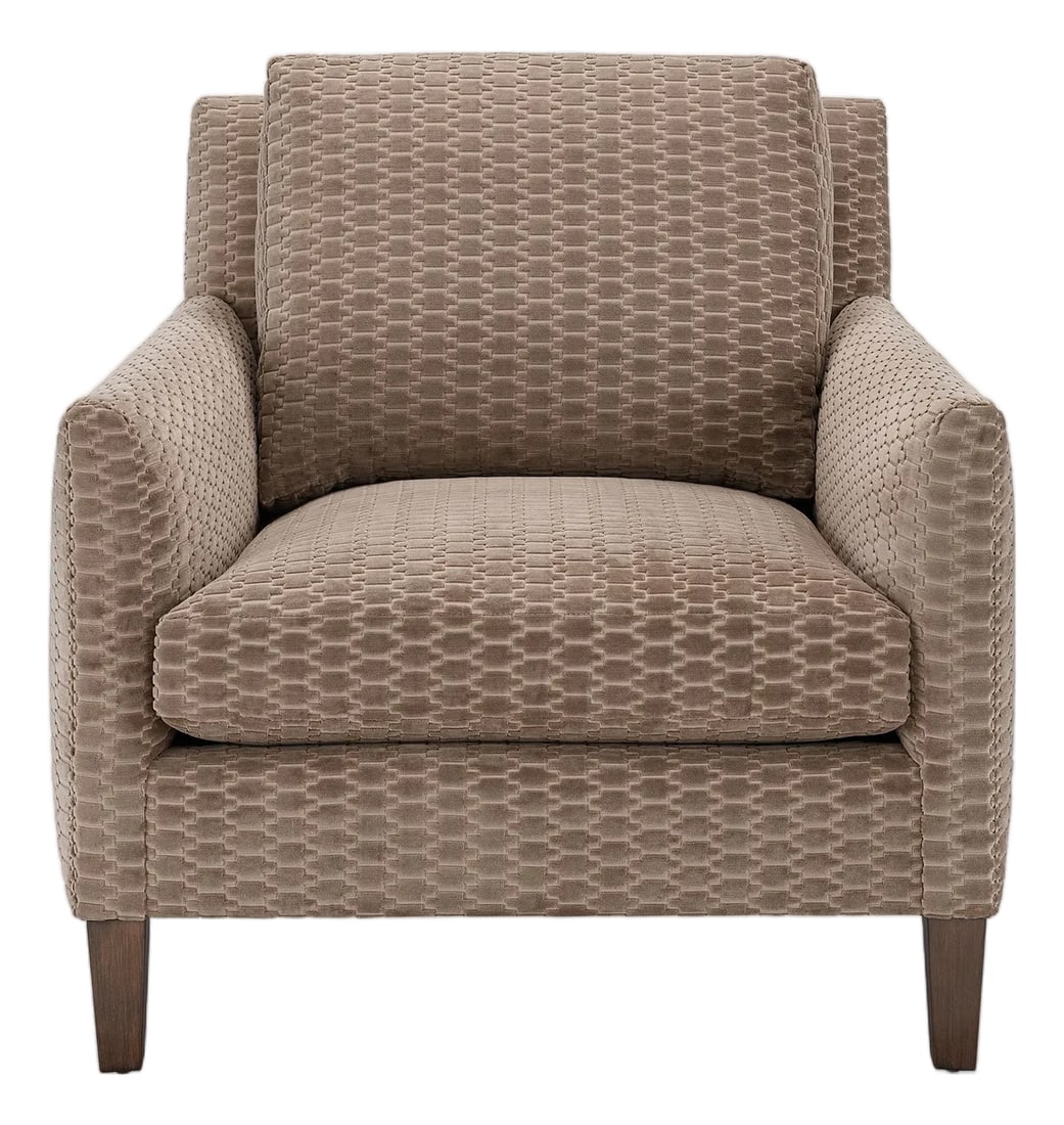 Lancaster Transitional Alyce Occasional Chair: Lancaster upholstery is masterfully handcrafted in High Point, NC with solid hardwood frames, 8-way hand-tied spring up, spring down seat cushions, and goose down backs. Lancaster sells exclusively