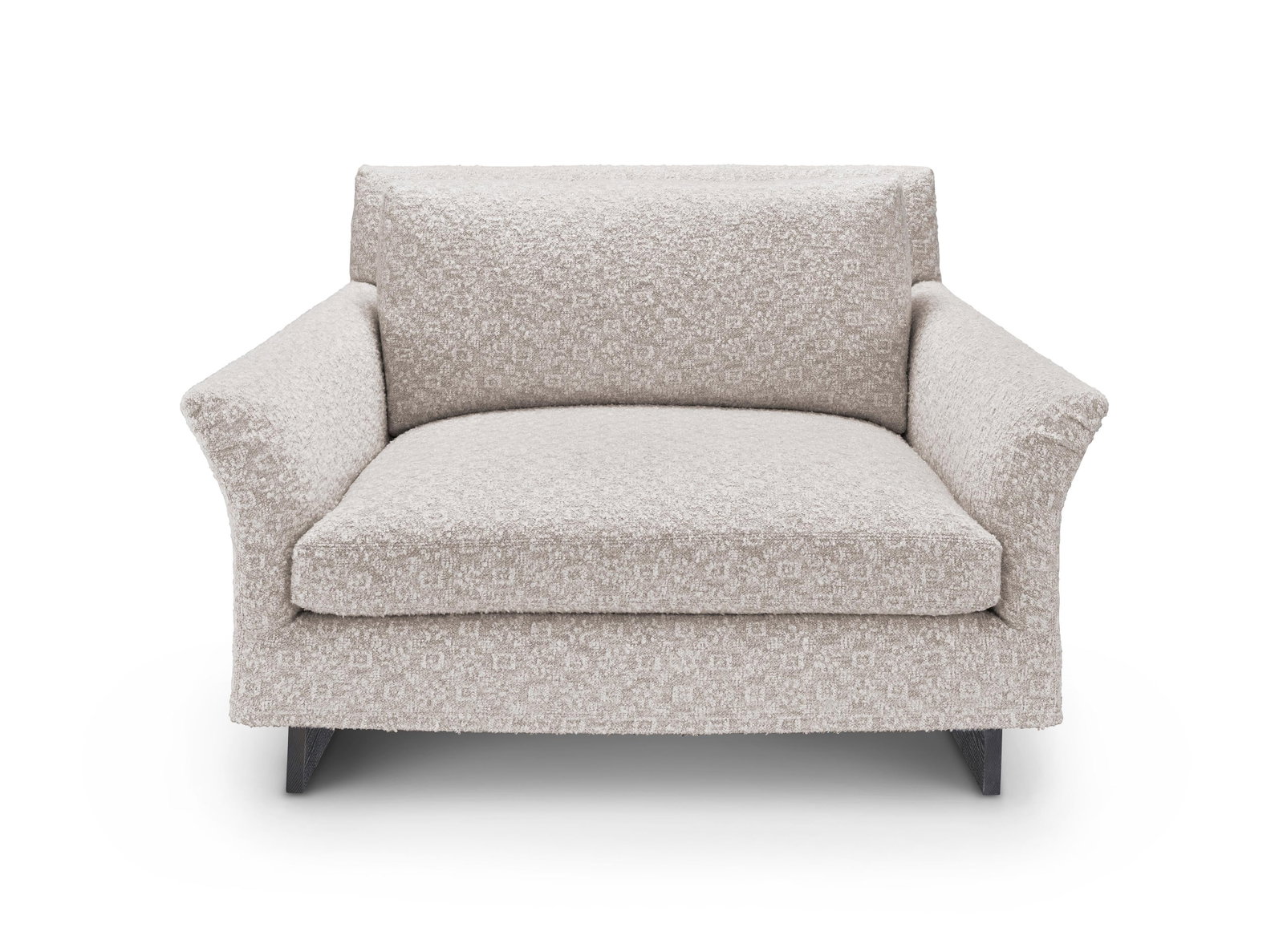 Lancaster Contemporary Melody Chair & a Half With Ottoman and Slipcovers - 3