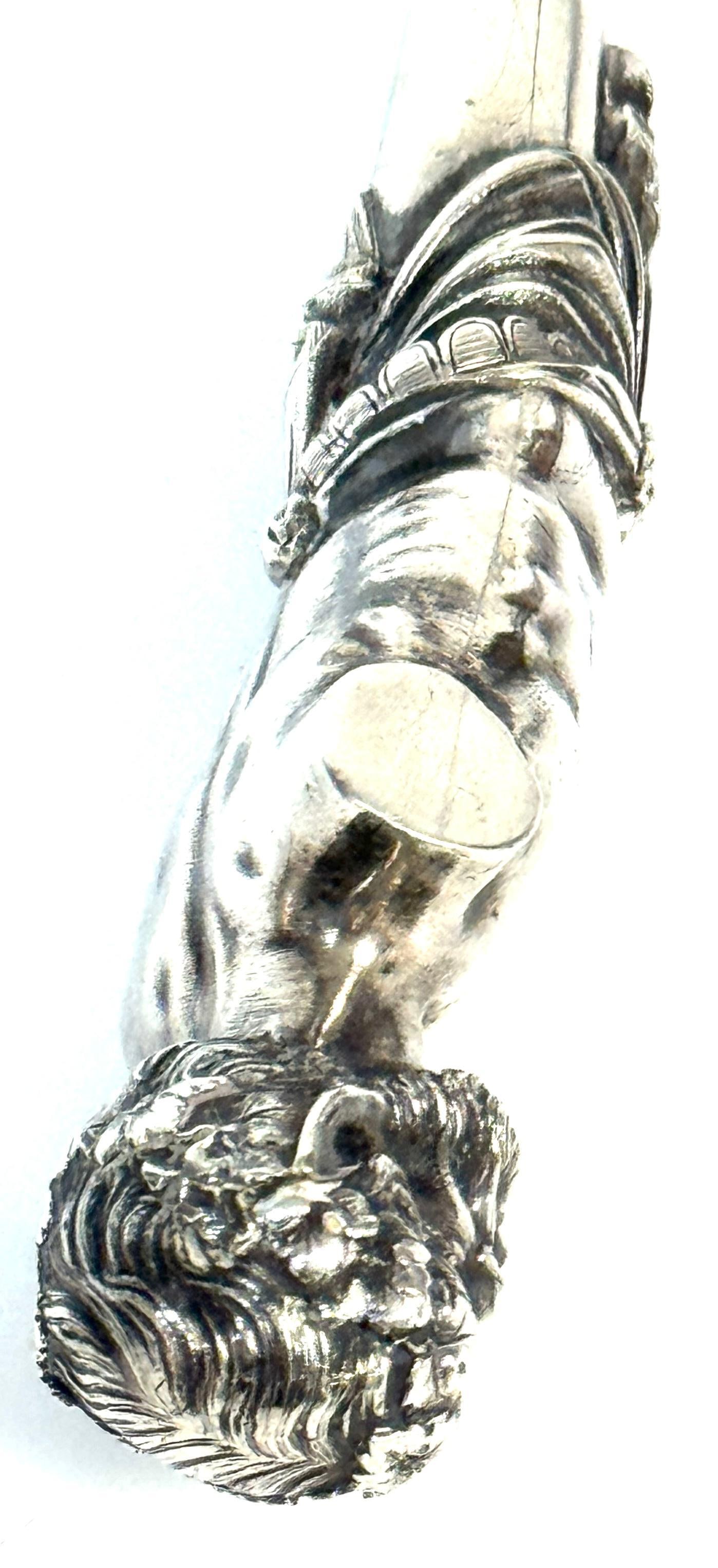 Monumental George Sharp for J.E. Caldwell & Co. Classical Coin Silver Ladle - 18