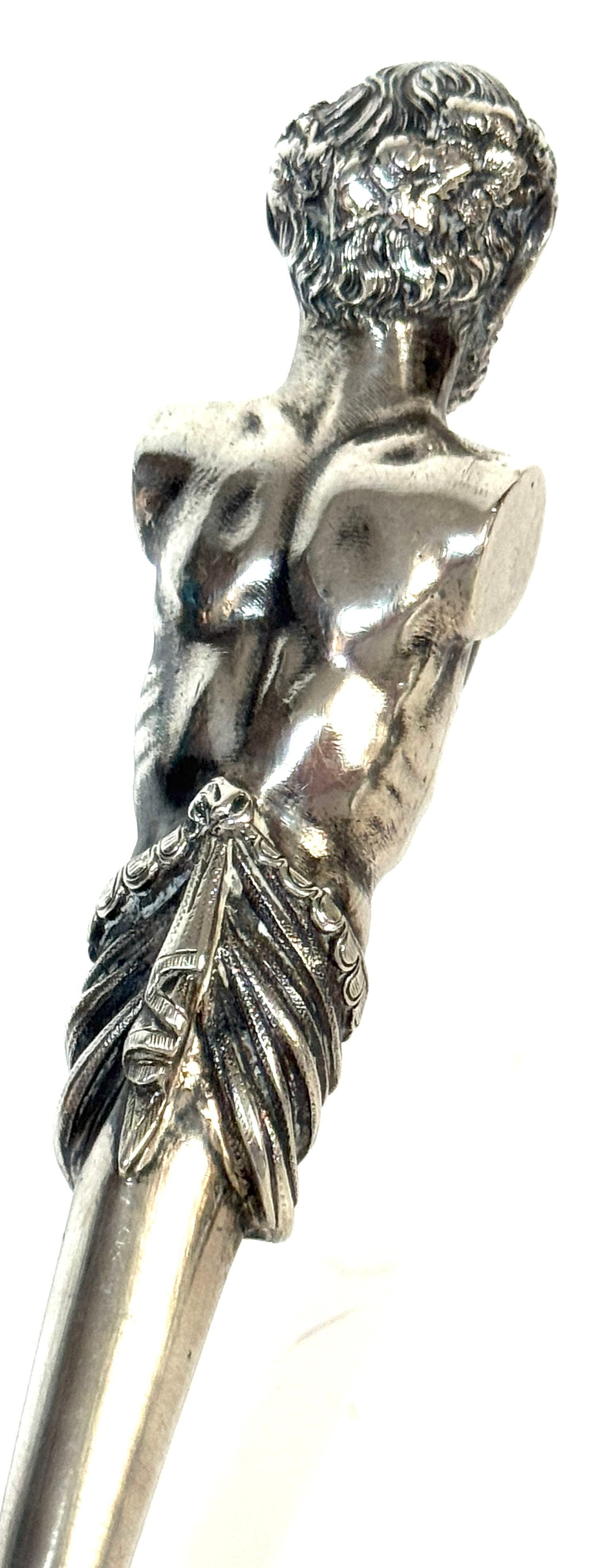 Monumental George Sharp for J.E. Caldwell & Co. Classical Coin Silver Ladle - 3