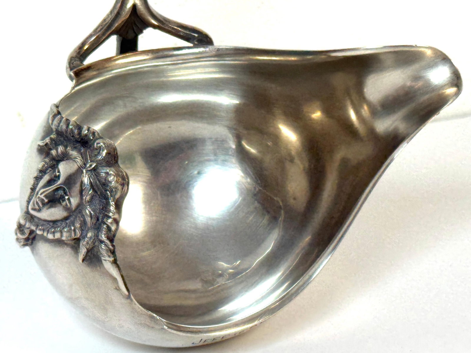 Monumental George Sharp for J.E. Caldwell & Co. Classical Coin Silver Ladle - 5