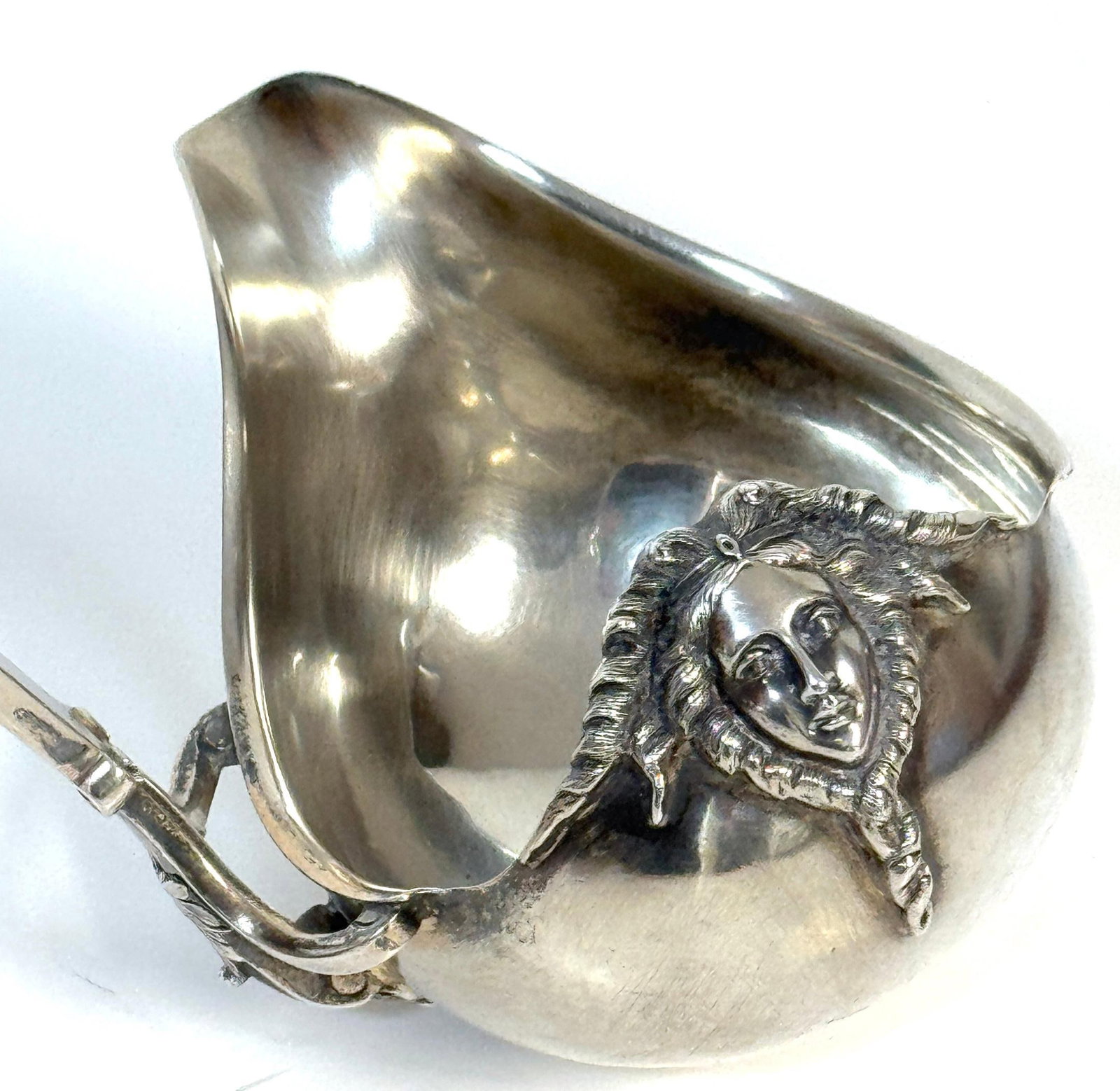 Monumental George Sharp for J.E. Caldwell & Co. Classical Coin Silver Ladle - 6