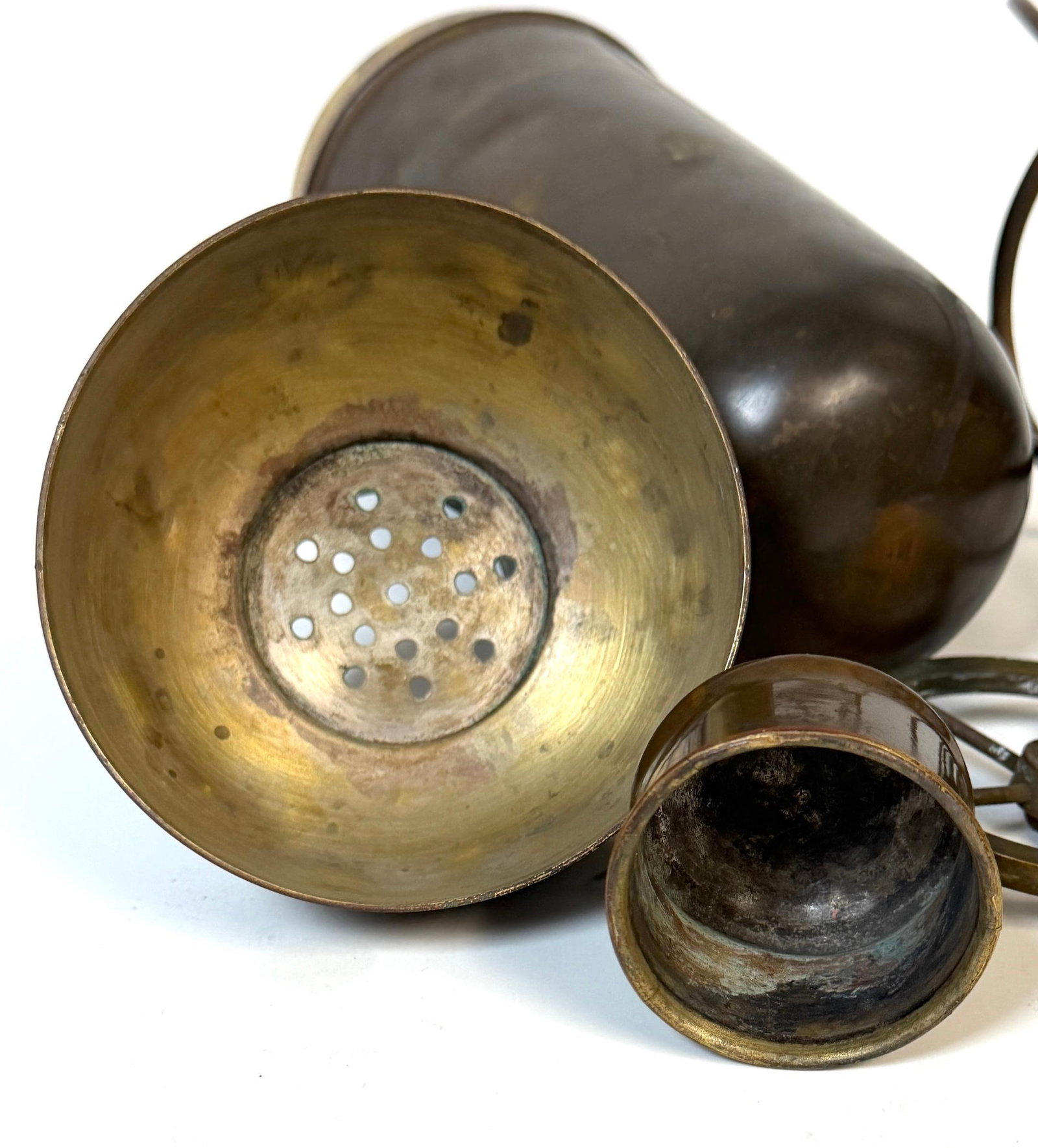 Italian Interwar Industrial Copper Cocktail Shaker with Wheeled Caddy, 1925-35 - 5