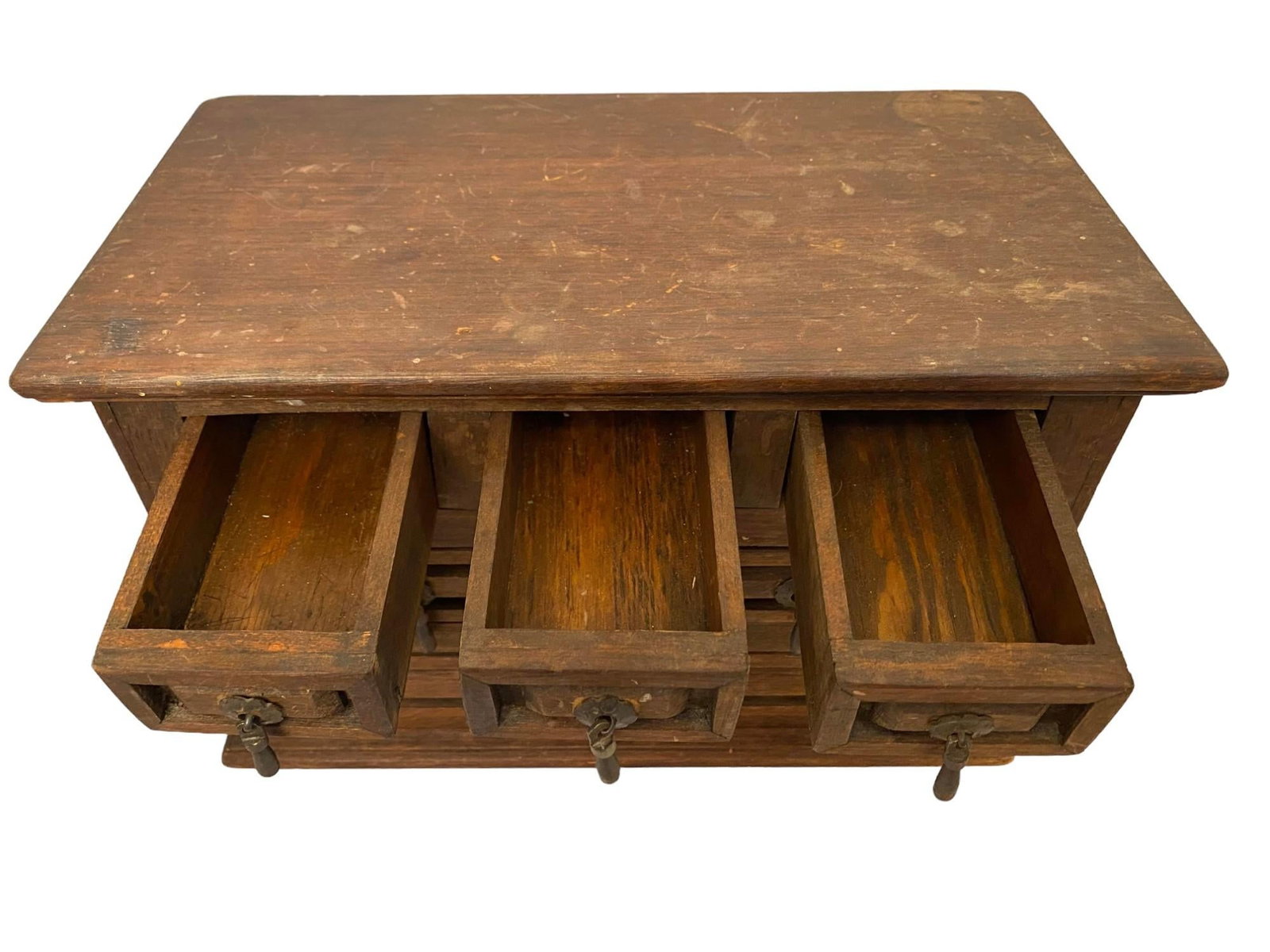 Mid 20th Century Mexican Wooden Tabletop Chest by Artes De Mexico Internacionales - 2