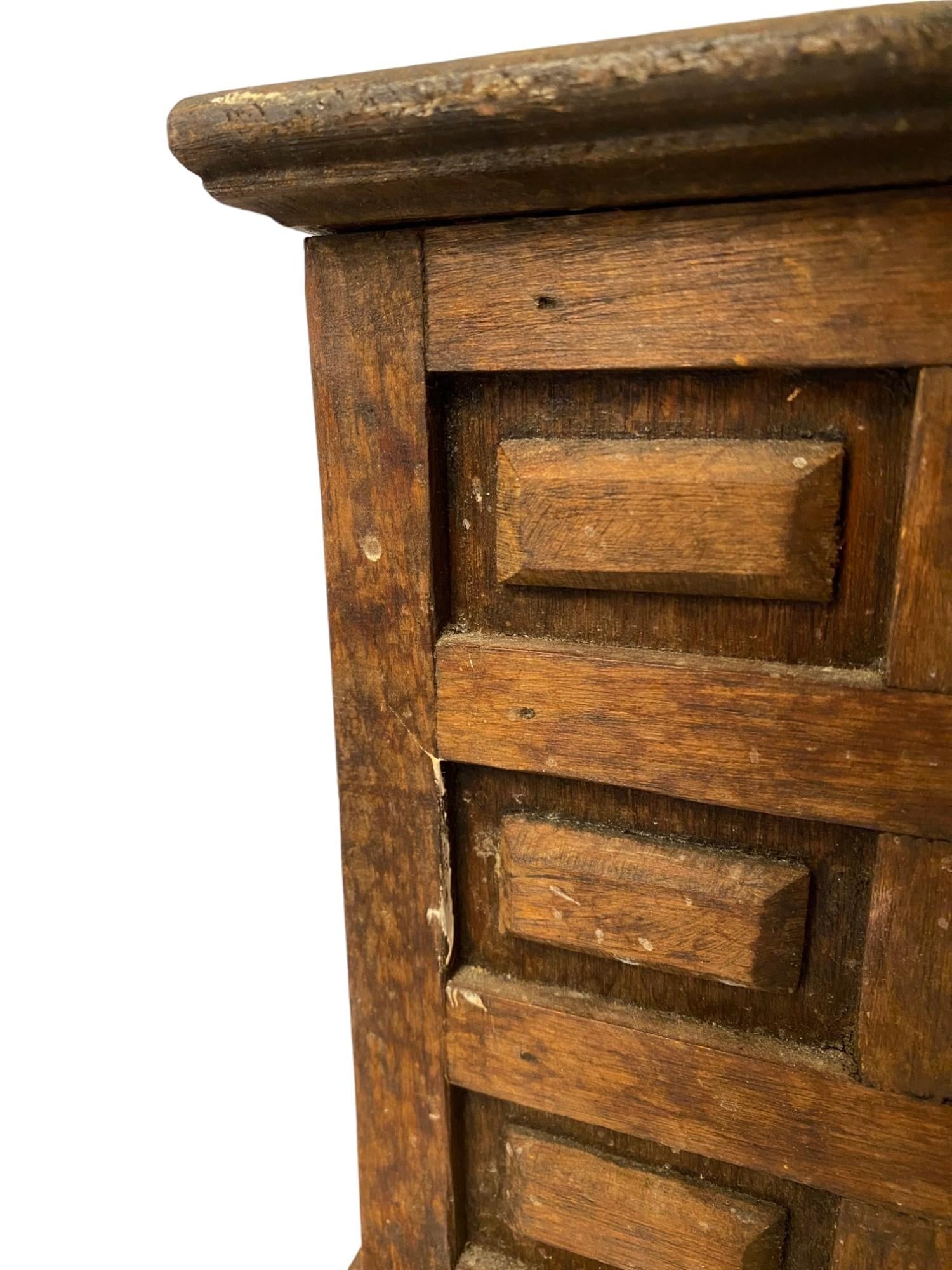 Mid 20th Century Mexican Wooden Tabletop Chest by Artes De Mexico Internacionales - 9
