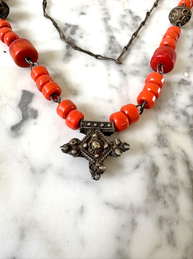Antique Mauritanian Berber Necklace - 2