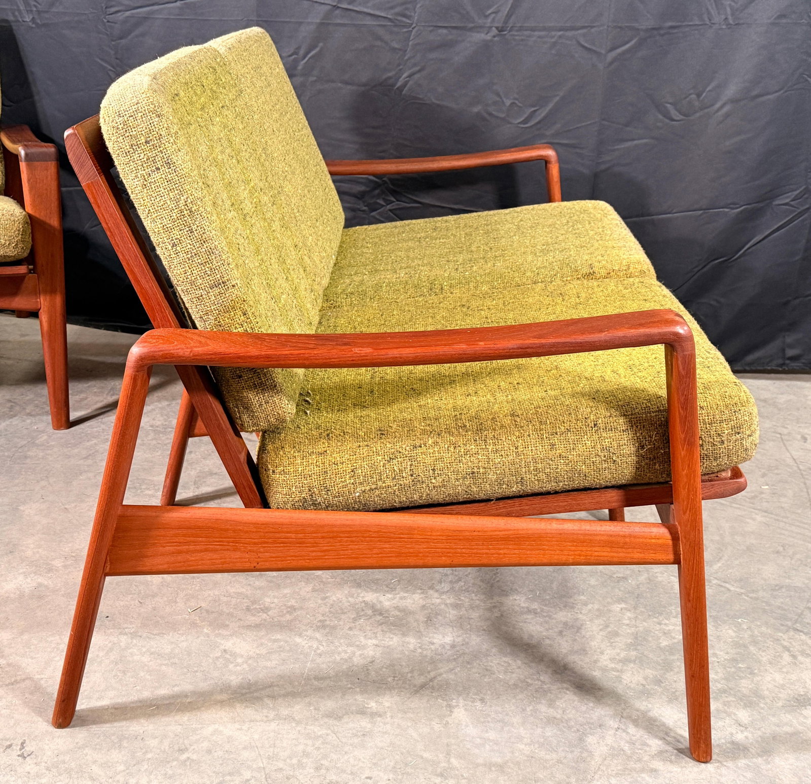 Danish Modern Teak Loveseats by Arne Wahl Iversen for Komfort Denmark, 1960s - A Pair - 5
