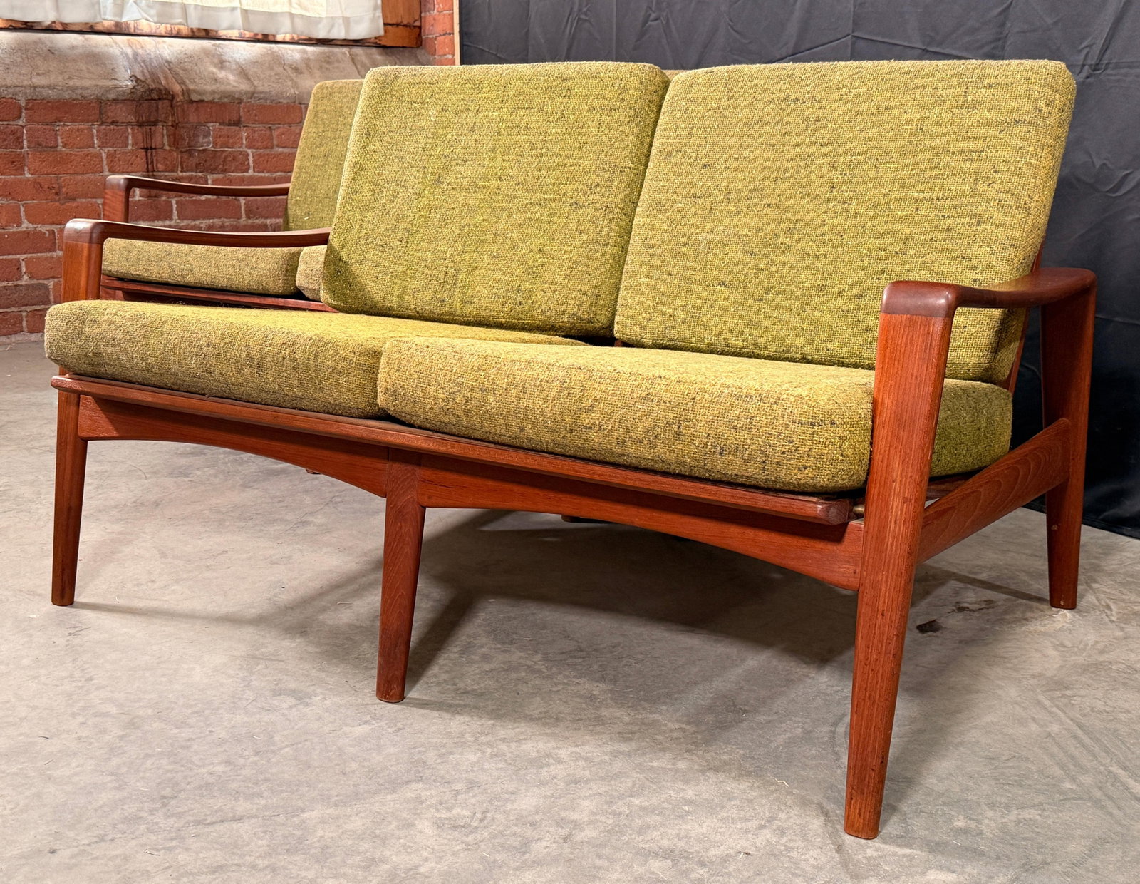 Danish Modern Teak Loveseats by Arne Wahl Iversen for Komfort Denmark, 1960s - A Pair - 6