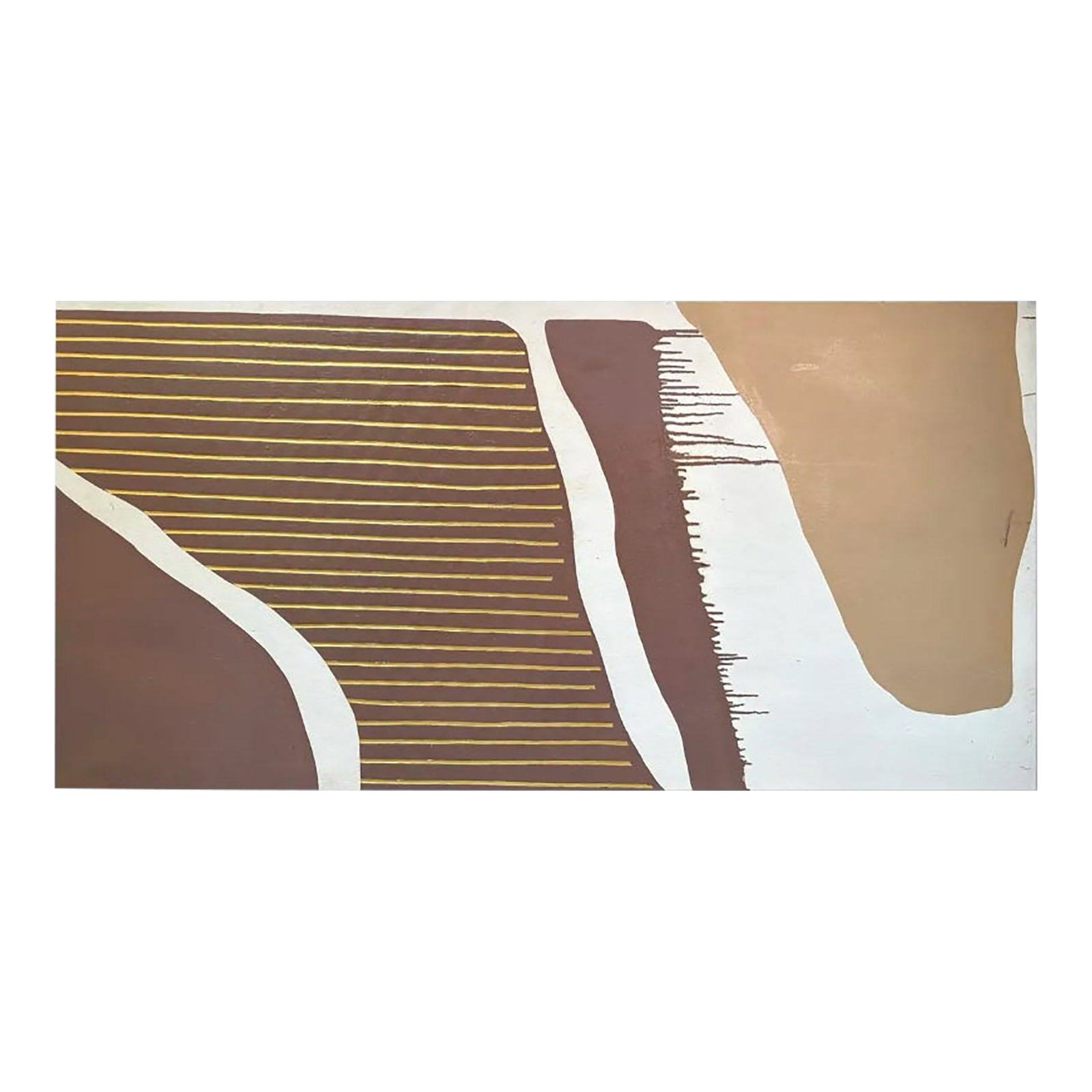 1970s Barbara Beck Large Scale Abstract Oil Painting on Canvas: Barbara Beck Large Scale Abstract Oil Painting on Canvas. Beck's work is inspired by artist such as Helen Frankenthaler, Yayoi Kusama, Clifford Still, Yosef Albers. AWARDS CAPS Grant, New York State
