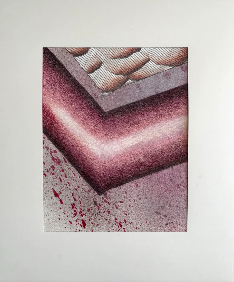 1970s Barbara Beck Mixed Watercolor and Graphite on Paper - Matted - 3