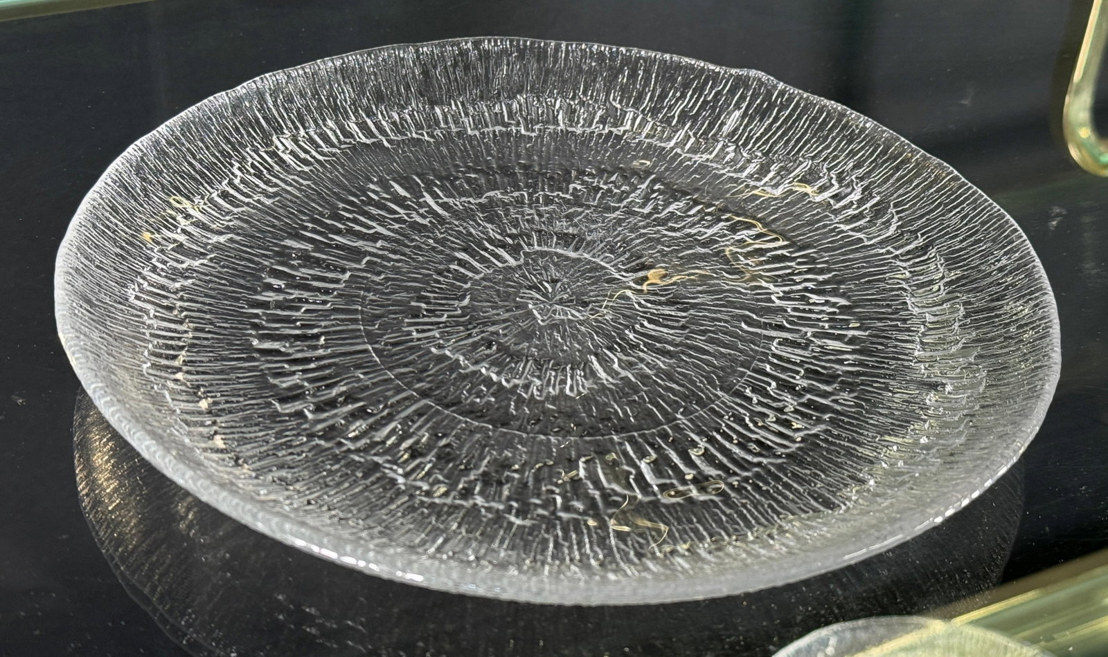 Iittala Solaris Glass 9.75" Dinner Plates by Tapio Wirkkala, Finland, 1970s - Set of 6 - 4