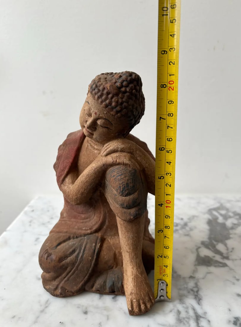 Antique Liao Dynasty Wooden Buddha Statue - 4