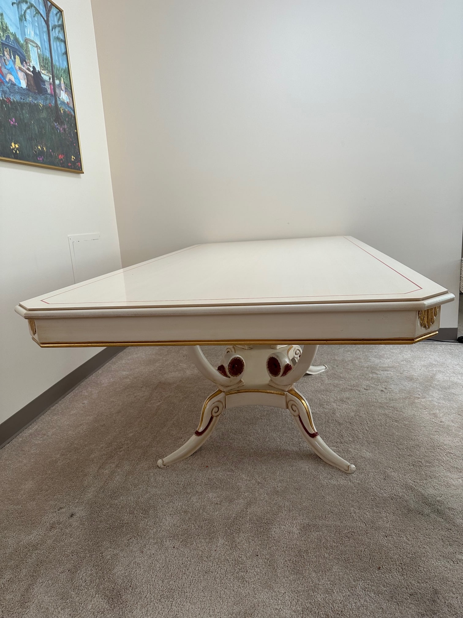 100% Made in Italy Elegant Custom Made Dining Table for 10 Person - 2