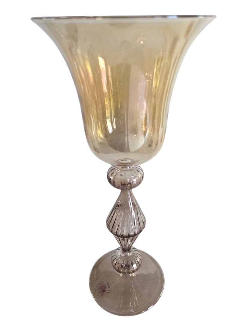1980s Parise Vetro Venetian Murano Set of Wine Glasses - Set of 8 - 3