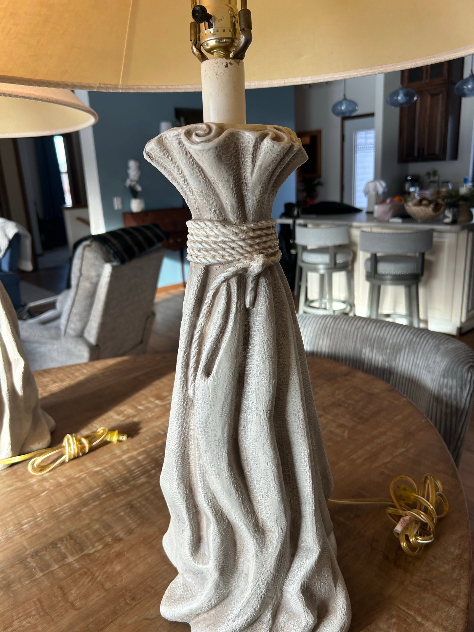 Authentic Pieri Tullio" 1995 Branded Pieri Creations "Draped Sack" With Original Silk Side-Ple - 3