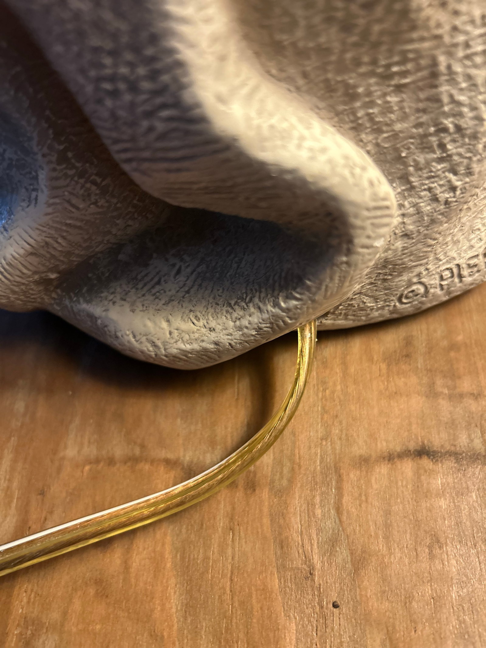 Authentic Pieri Tullio" 1995 Branded Pieri Creations "Draped Sack" With Original Silk Side-Ple - 4