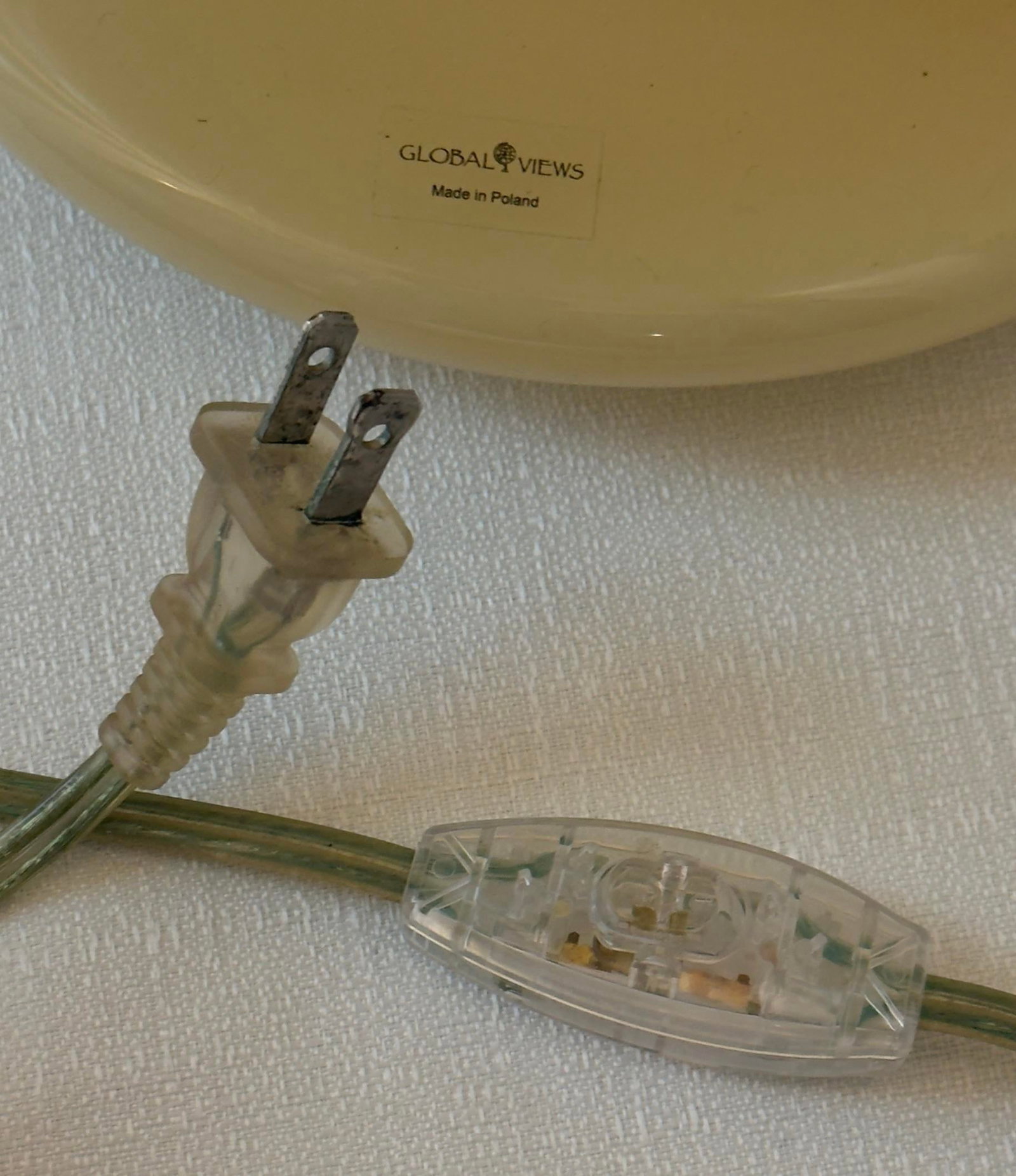 2000s Polish Biomorphic Balloon Glass Lamps by Global Views - A Pair - 12