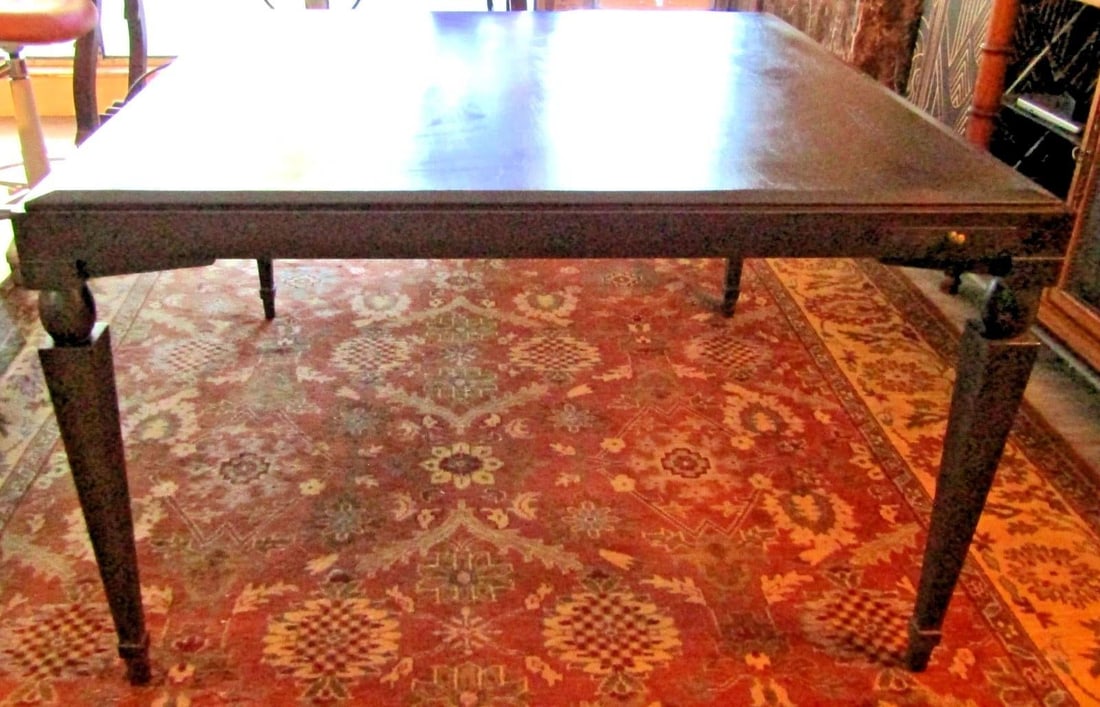 Vintage Mattaliano Large Casino Glass Top Game Table - 12