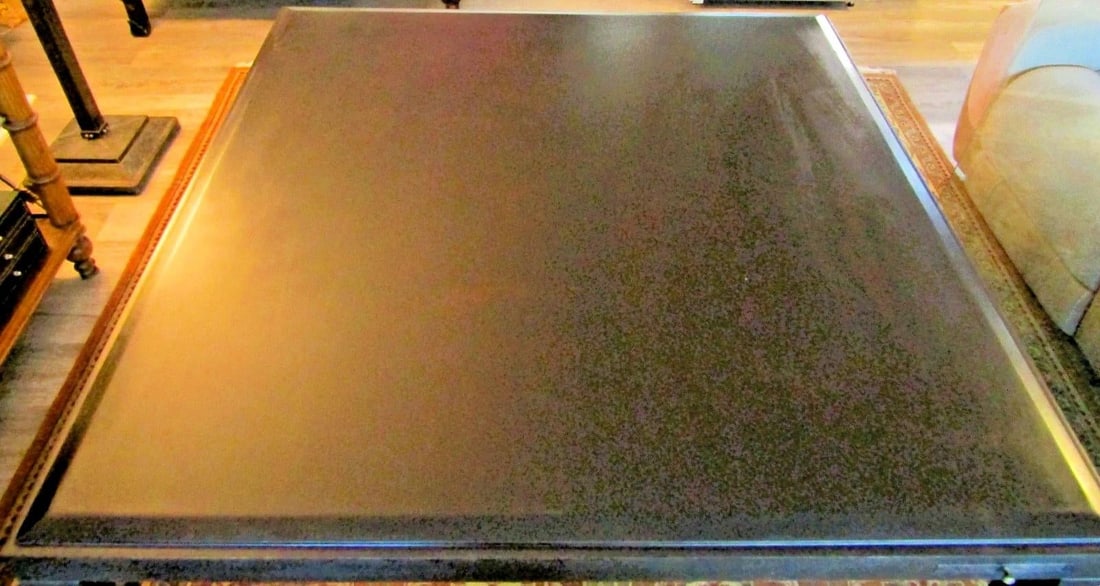 Vintage Mattaliano Large Casino Glass Top Game Table - 14