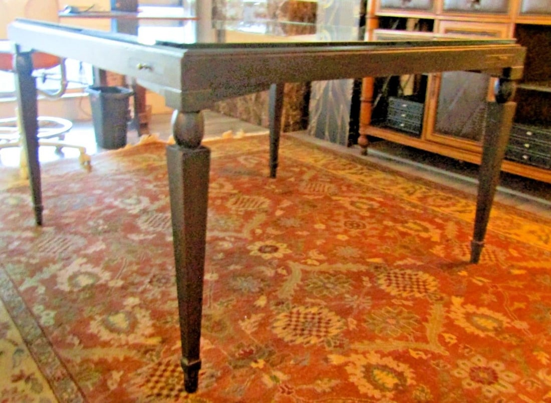Vintage Mattaliano Large Casino Glass Top Game Table - 5