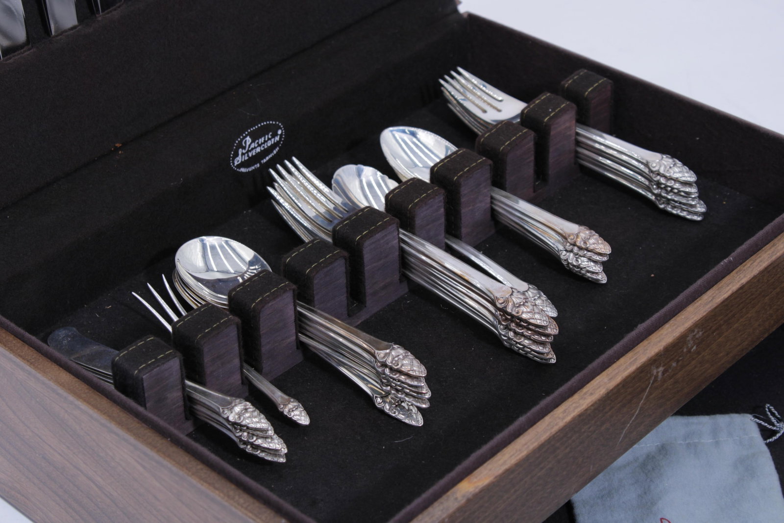 Vintage Gorham Sterling Manufactured 37 Piece Silverware Set With Box - 5