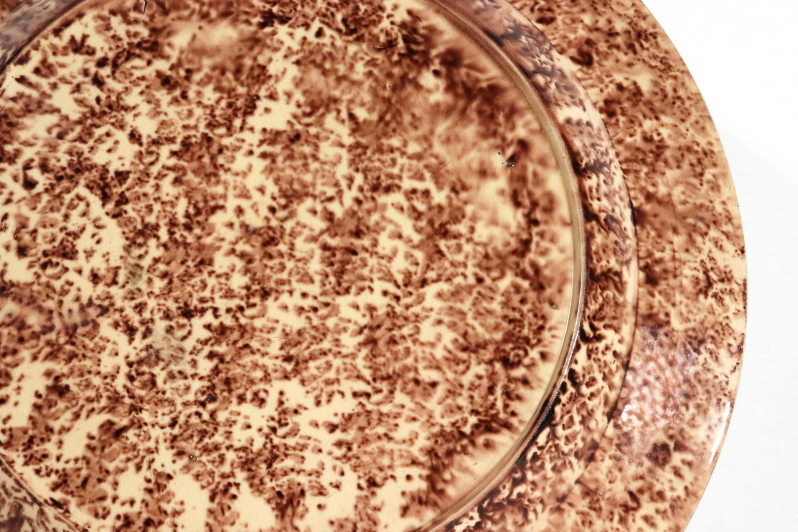English Large Whieldon-Type Creamware Tortoiseshell-Glazed Dish - 12