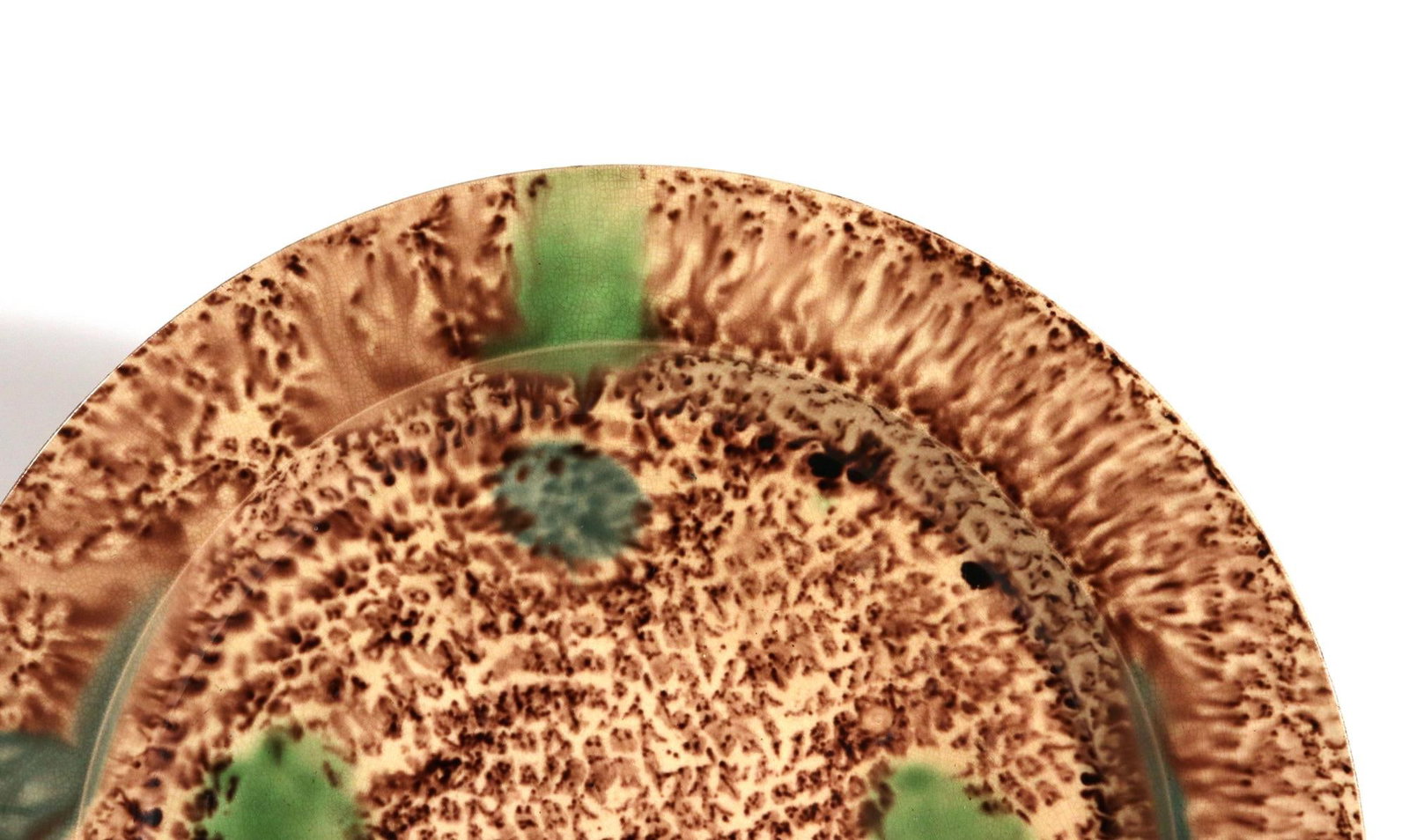 English Large Whieldon-Type Creamware Tortoiseshell-Glazed Dish - 6