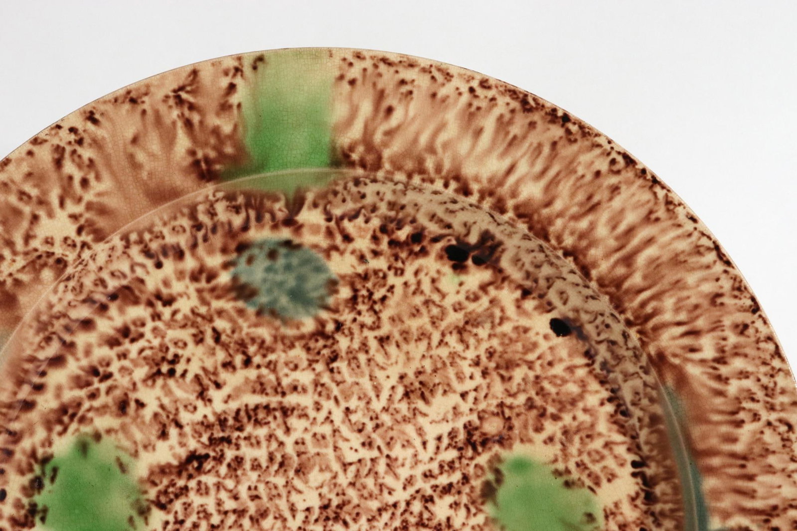 English Large Whieldon-Type Creamware Tortoiseshell-Glazed Dish - 9