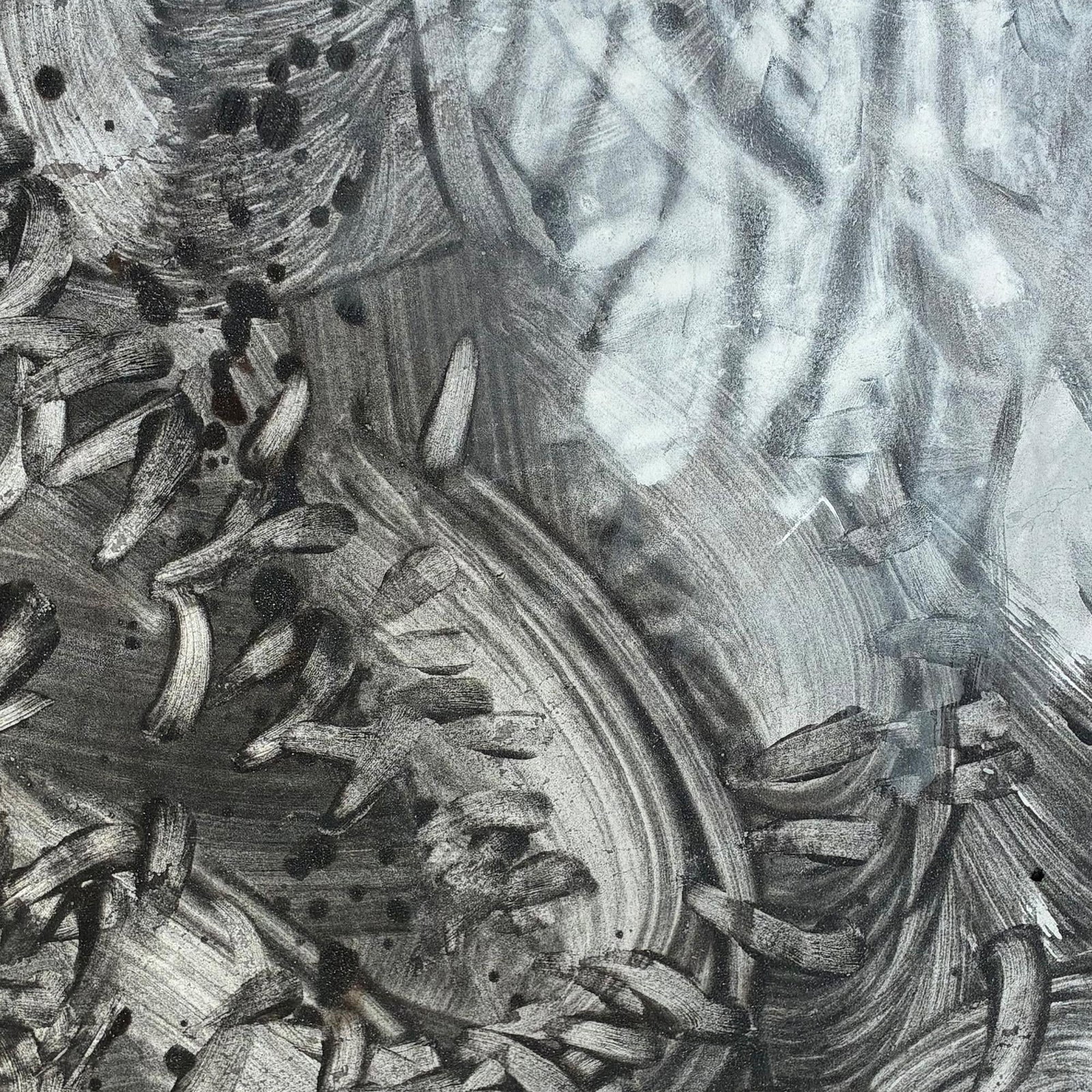 High Pass Gray by Michael DesRosiers Mixed-Media on MDF Panel (2022) - 3