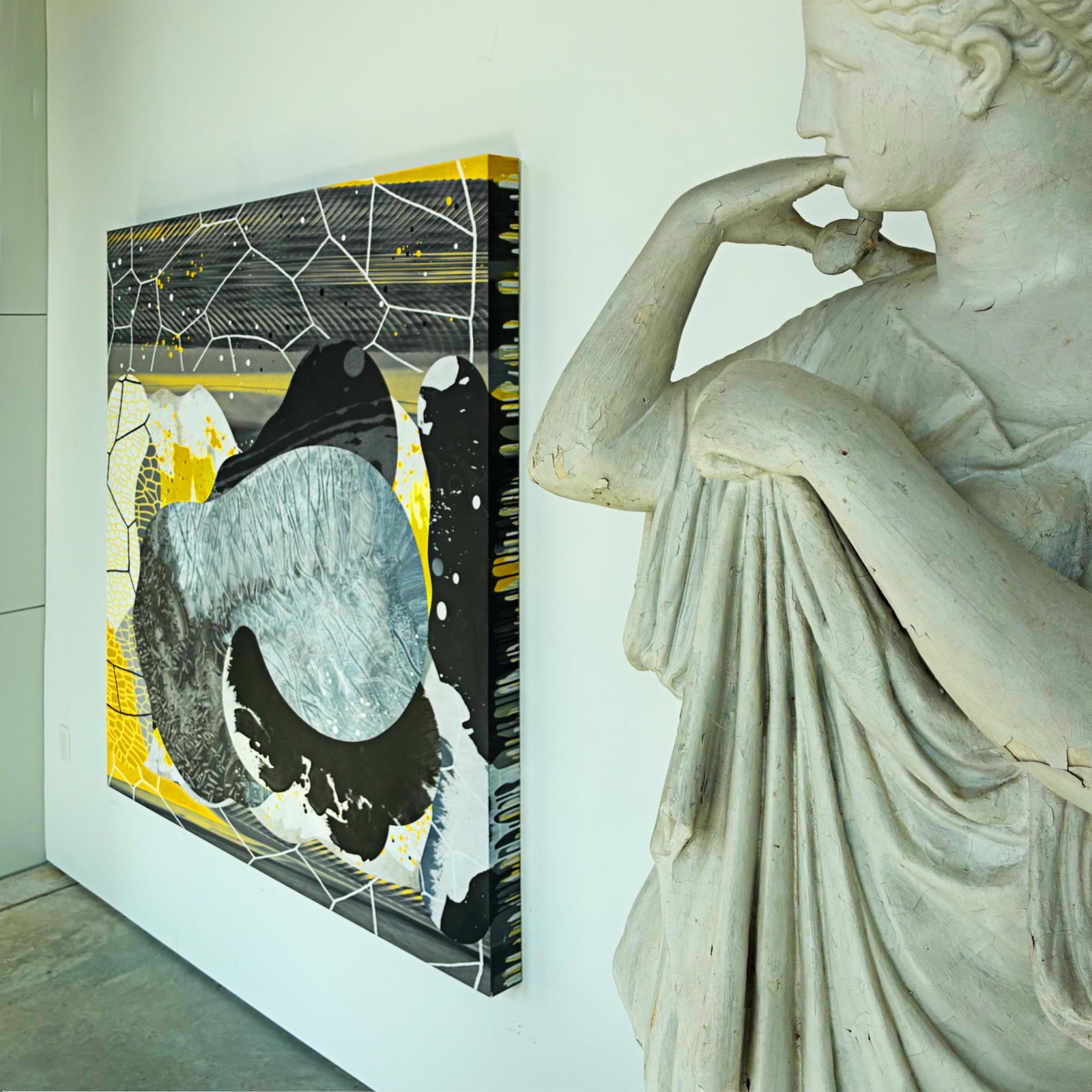 High Pass Gray by Michael DesRosiers Mixed-Media on MDF Panel (2022) - 7