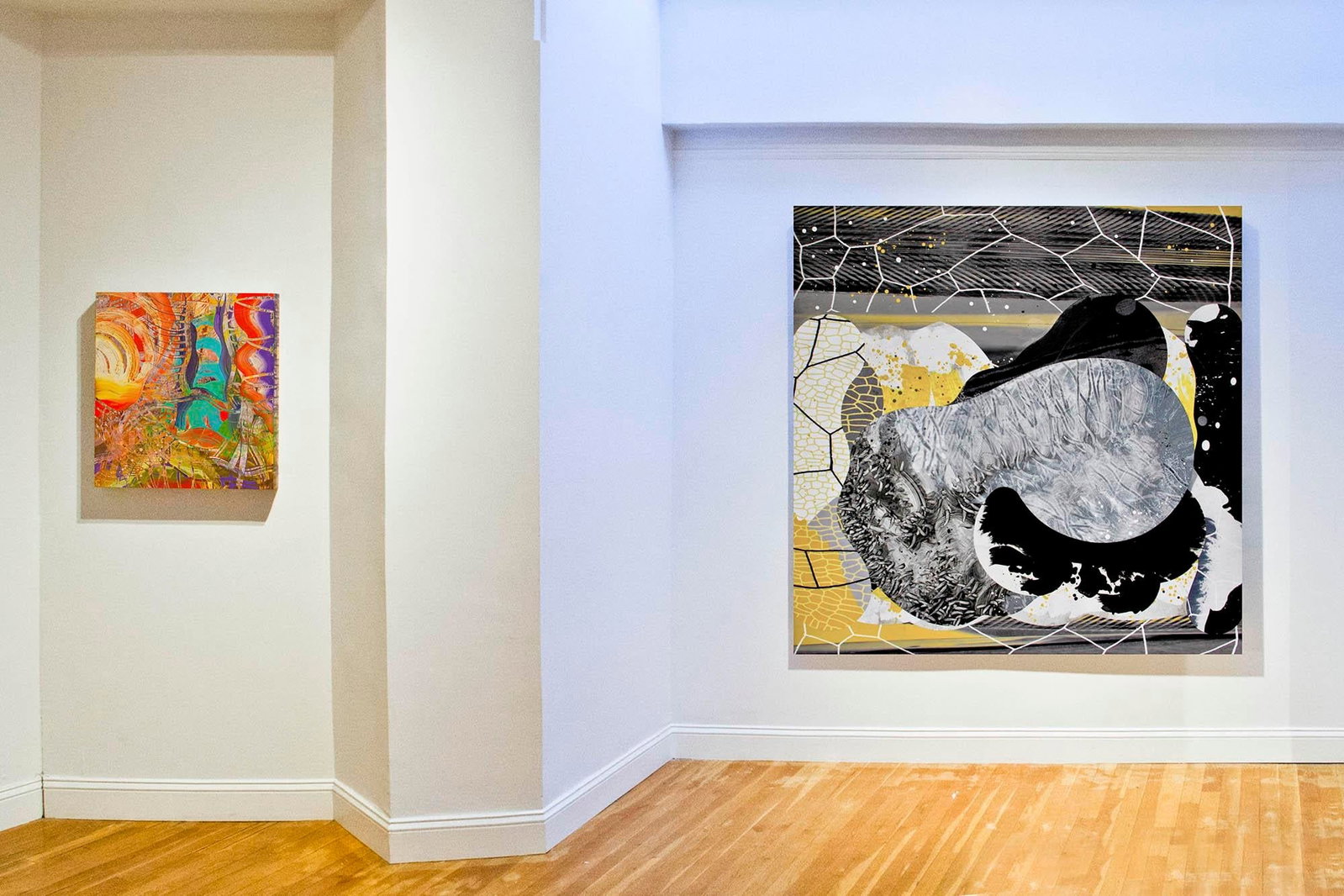 High Pass Gray by Michael DesRosiers Mixed-Media on MDF Panel (2022) - 8