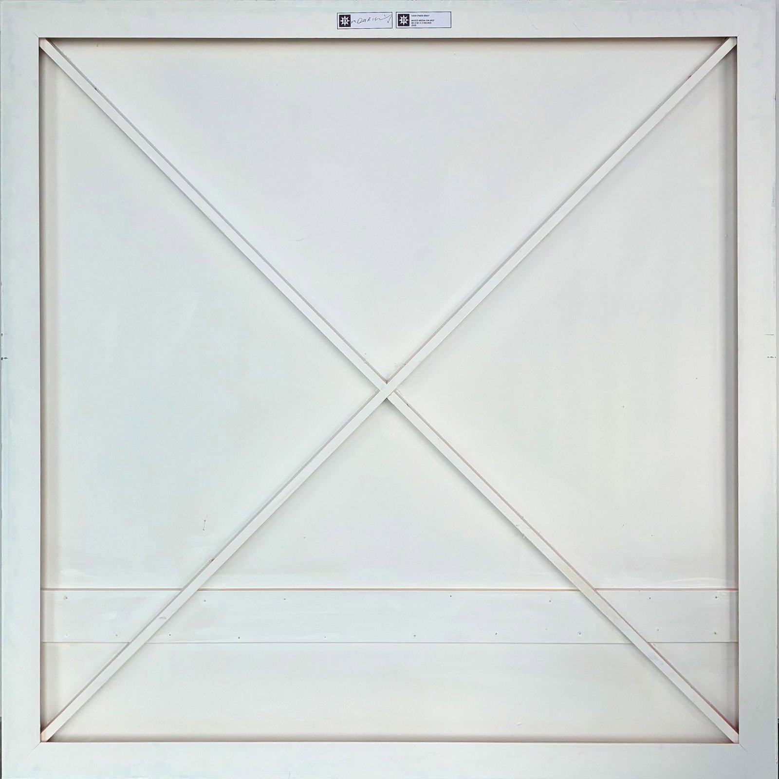 High Pass Gray by Michael DesRosiers Mixed-Media on MDF Panel (2022) - 9
