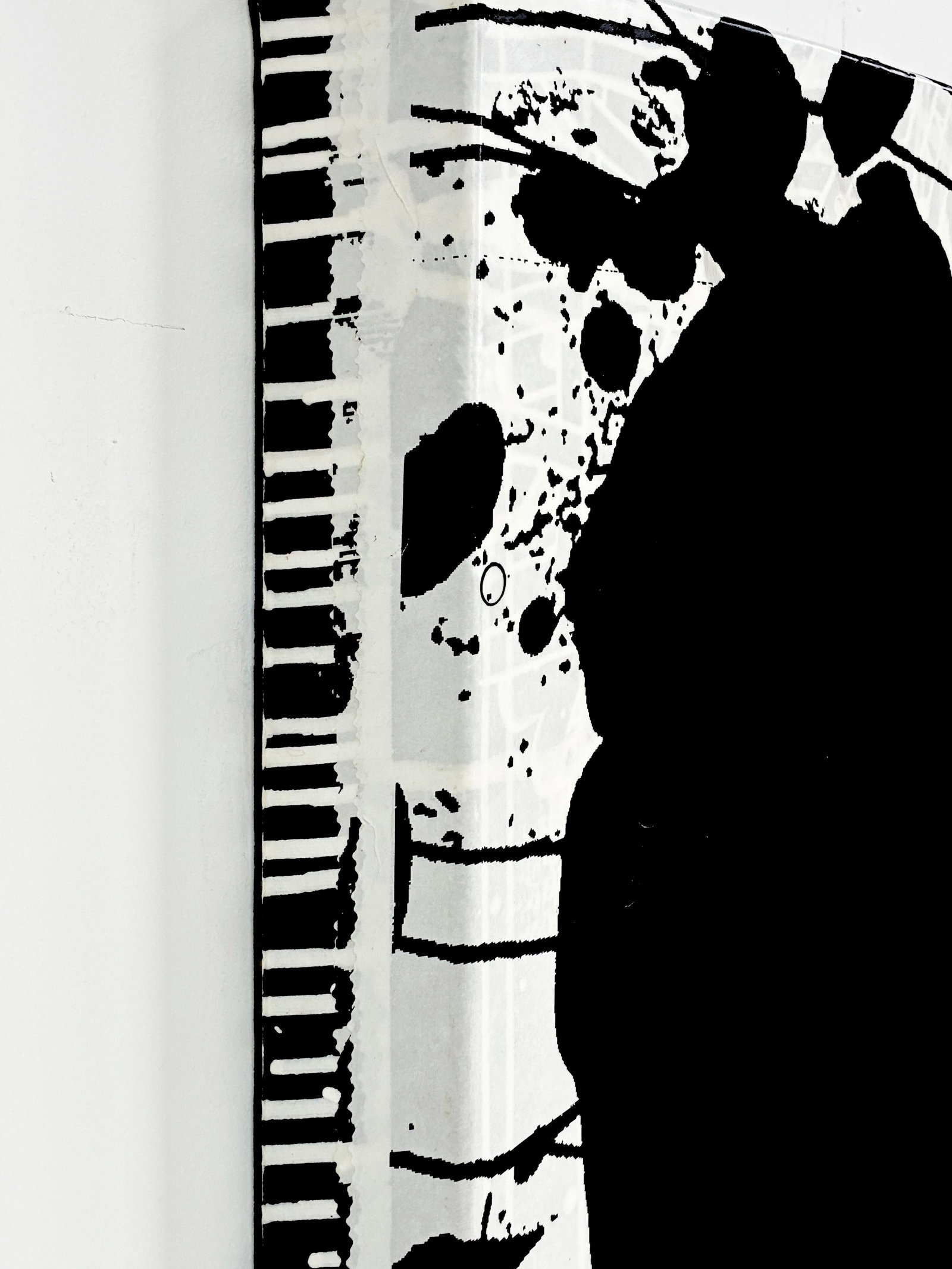 Eroded Black by Michael DesRosiers Polymer Paint and Mixed-Media on Canvas (2019) - 2